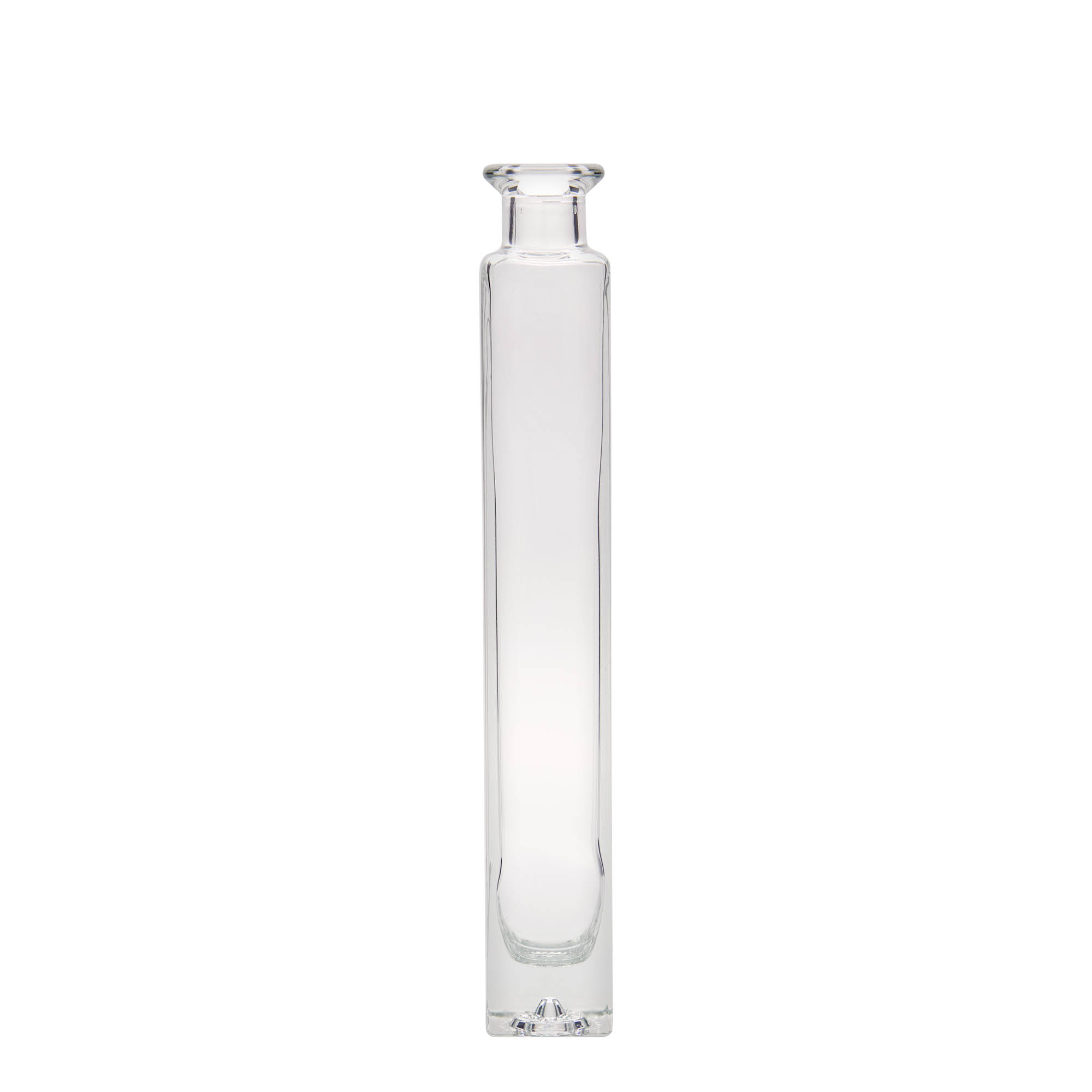 200 ml skleněná láhev 'Tommy', čtvercová, hrdlo: korek 200 ml skleněná láhev 'Tommy', čtvercová, hrdlo: korek