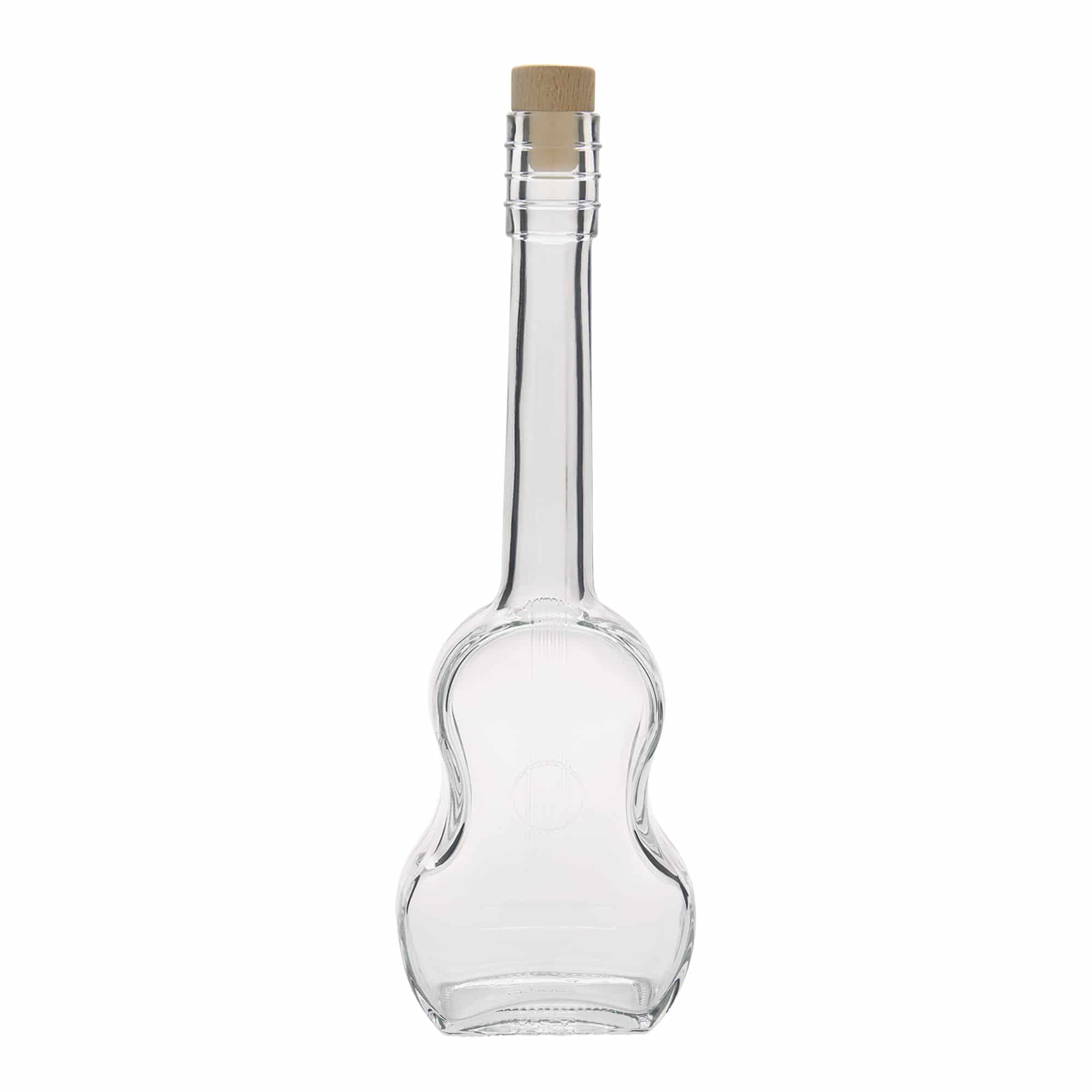 500 ml skleněná láhev 'Kytara', hrdlo: korek