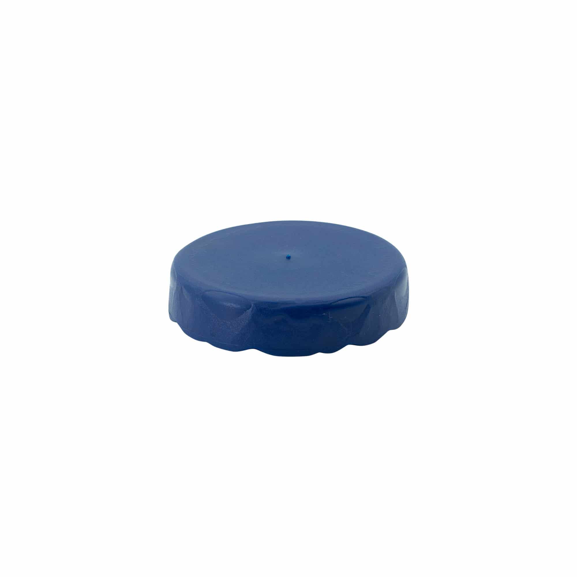 Víčko na hrnec s úzkým hrdlem z keramiky, HDPE plast, modré