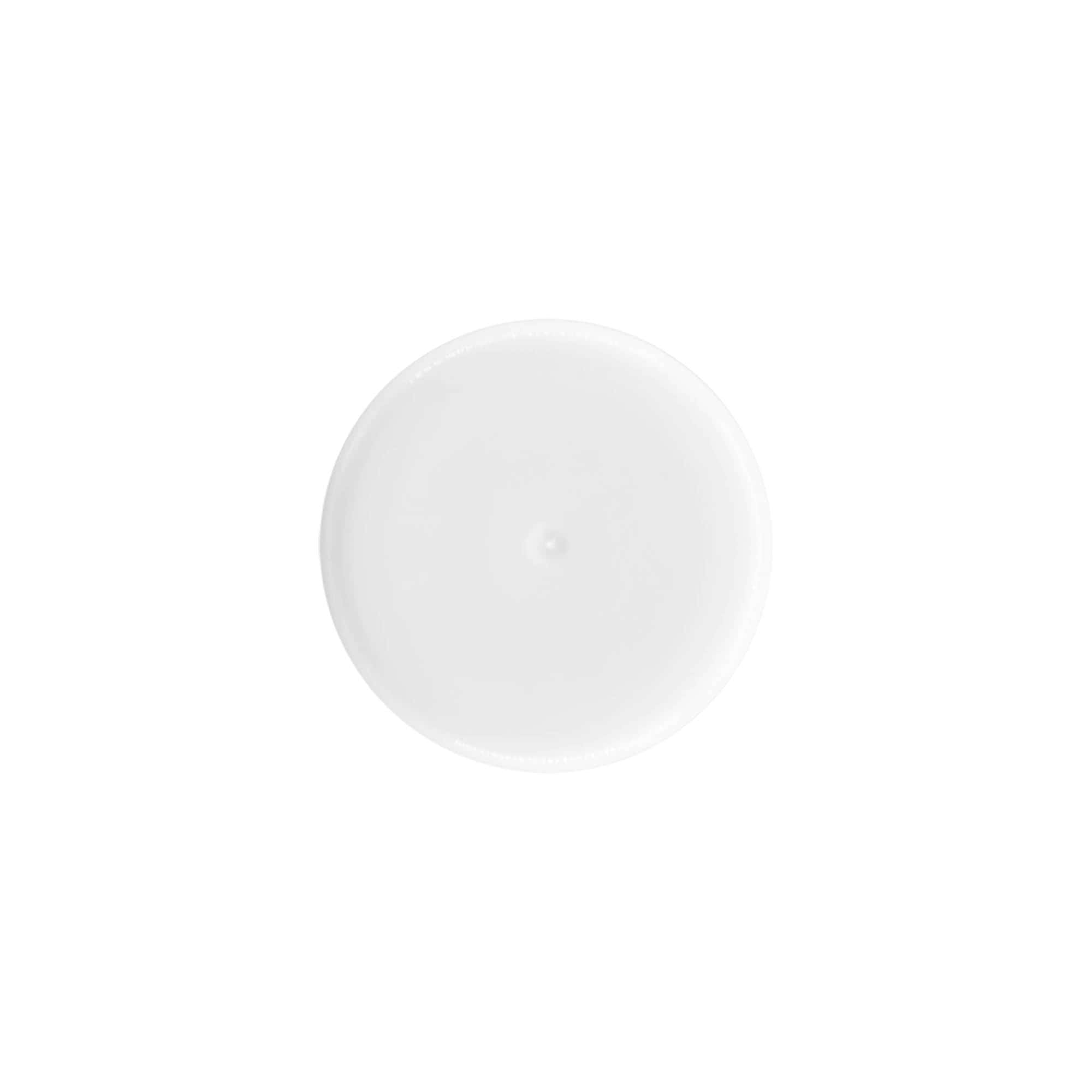 Víčko pro 50 ml roll-on lahvičku, plast PP, bílé, pro hrdlo: šroubovací uzávěr Víčko pro 50 ml roll-on lahvičku, plast PP, bílé, pro hrdlo: šroubovací uzávěr