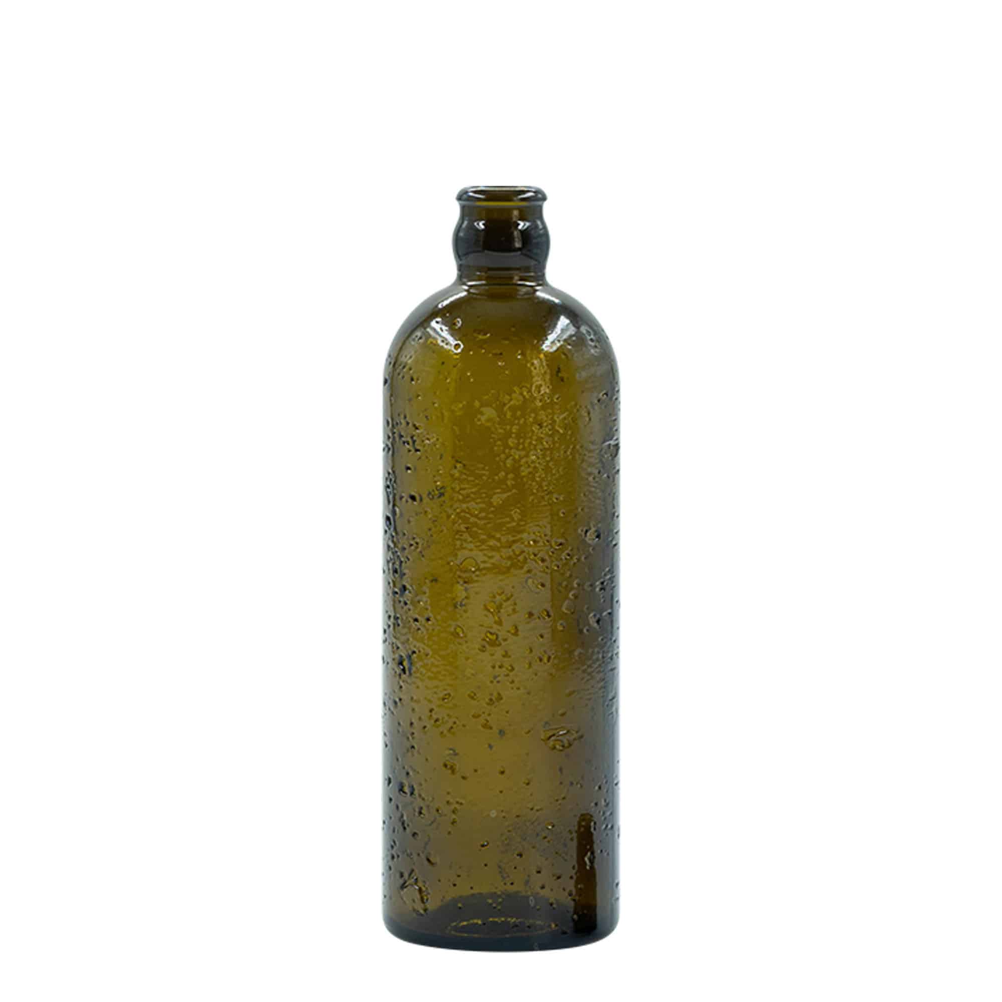 Skleněná lahev 500 ml Wildly Crafted 'Bobber Jr', hnědá, uzávěr: korek Skleněná lahev 500 ml Wildly Crafted 'Bobber Jr', hnědá, uzávěr: korek