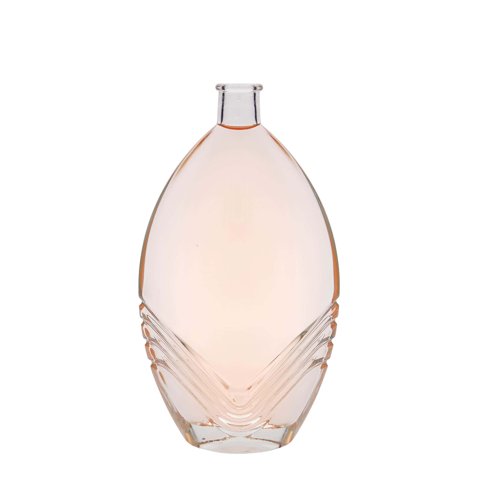 Skleněná lahev 500 ml 'Florence', oválná, uzávěr: korek