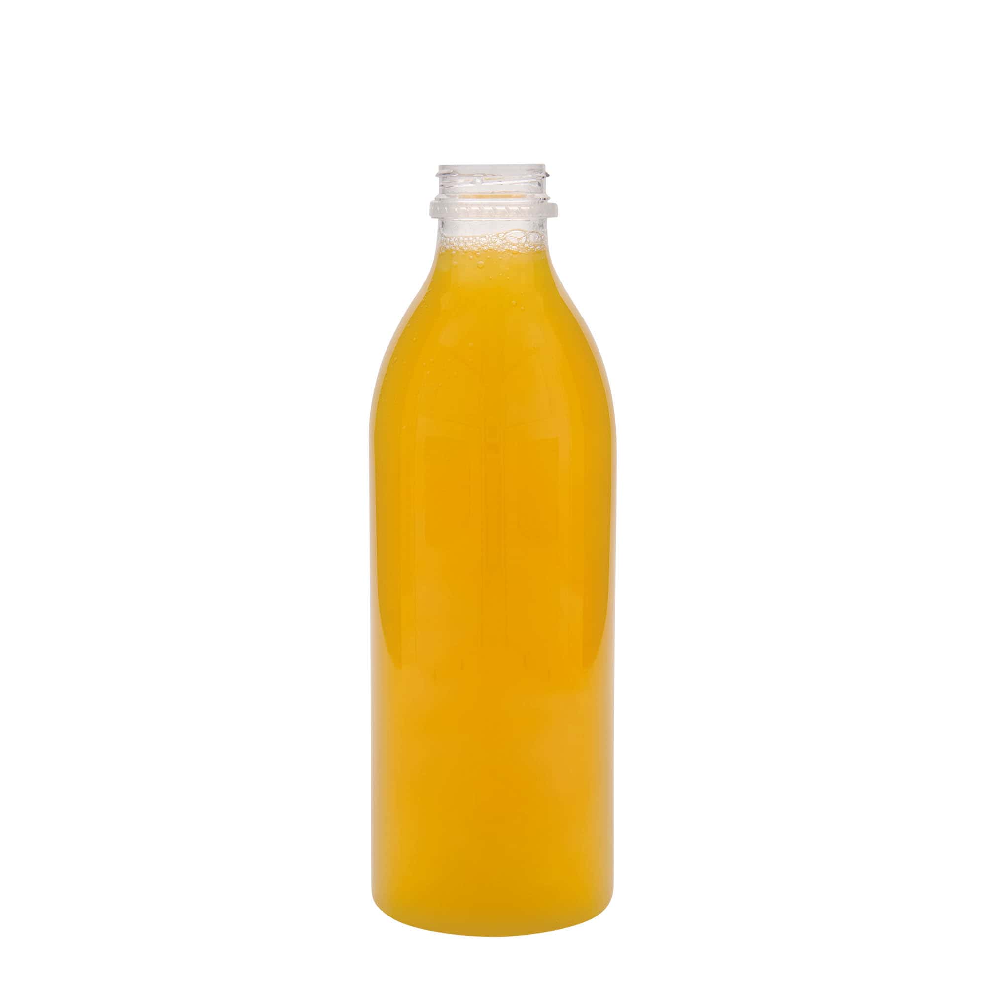 Standardní PET lahev 1000 ml, plast, ústí: 38 mm