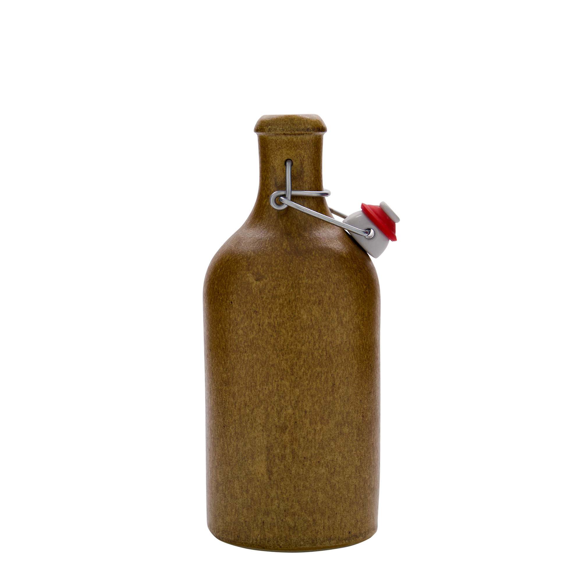500 ml hliněný džbán, kamenina, hnědý křišťál, hrdlo: uzávěr s pákou
