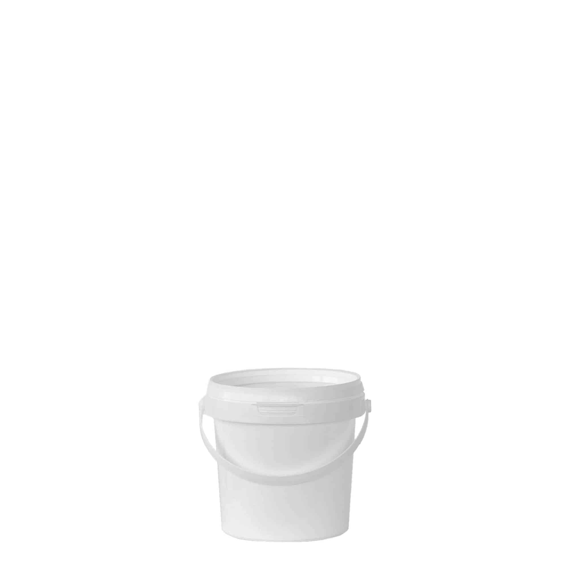 Kyblík 0,6 l, plast PP, bílý