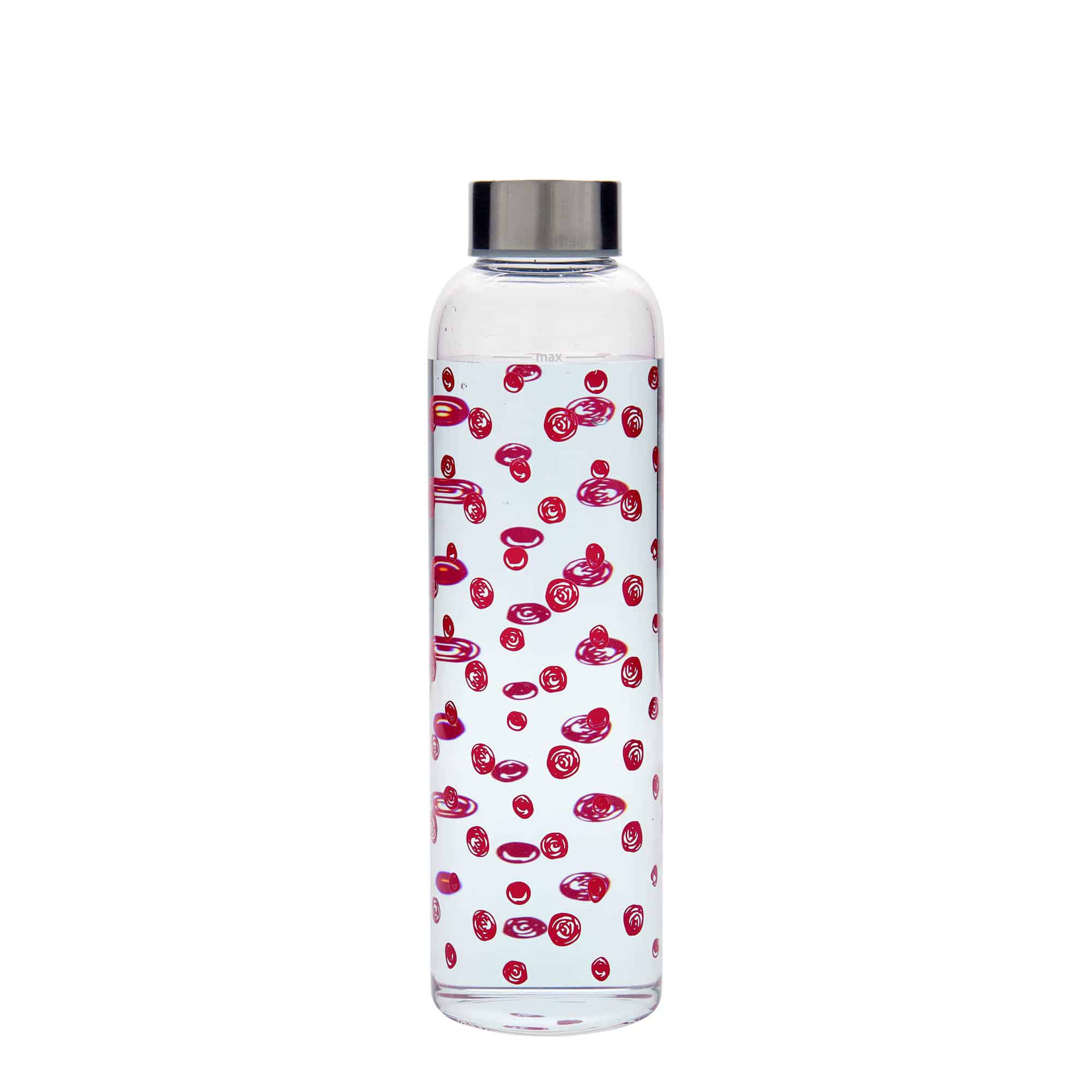 Lahev na pití 500 ml 'Perseus', motiv: červené puntíky, uzávěr: šroubovací uzávěr