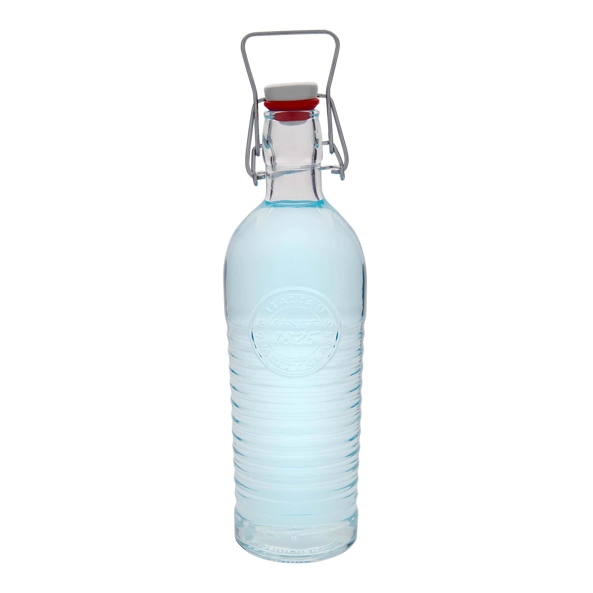 1.200 ml skleněná láhev „Officina 1825“, hrdlo: uzávěr s pákou