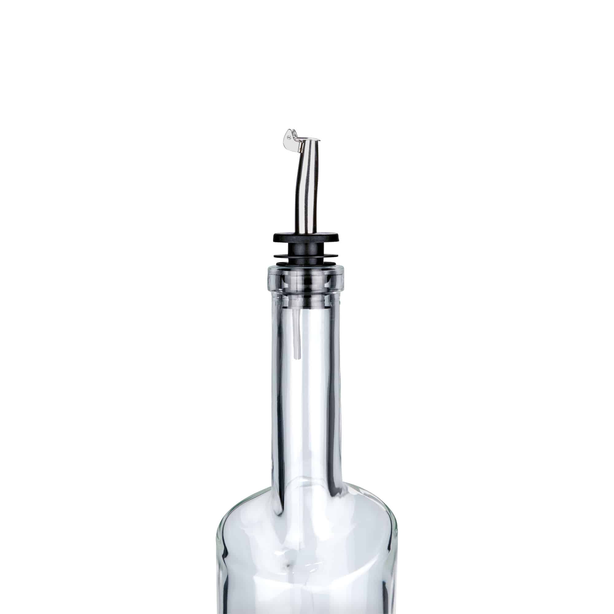 Nerezový výpust s kovovou klapkou, nerezová ocel, stříbrná