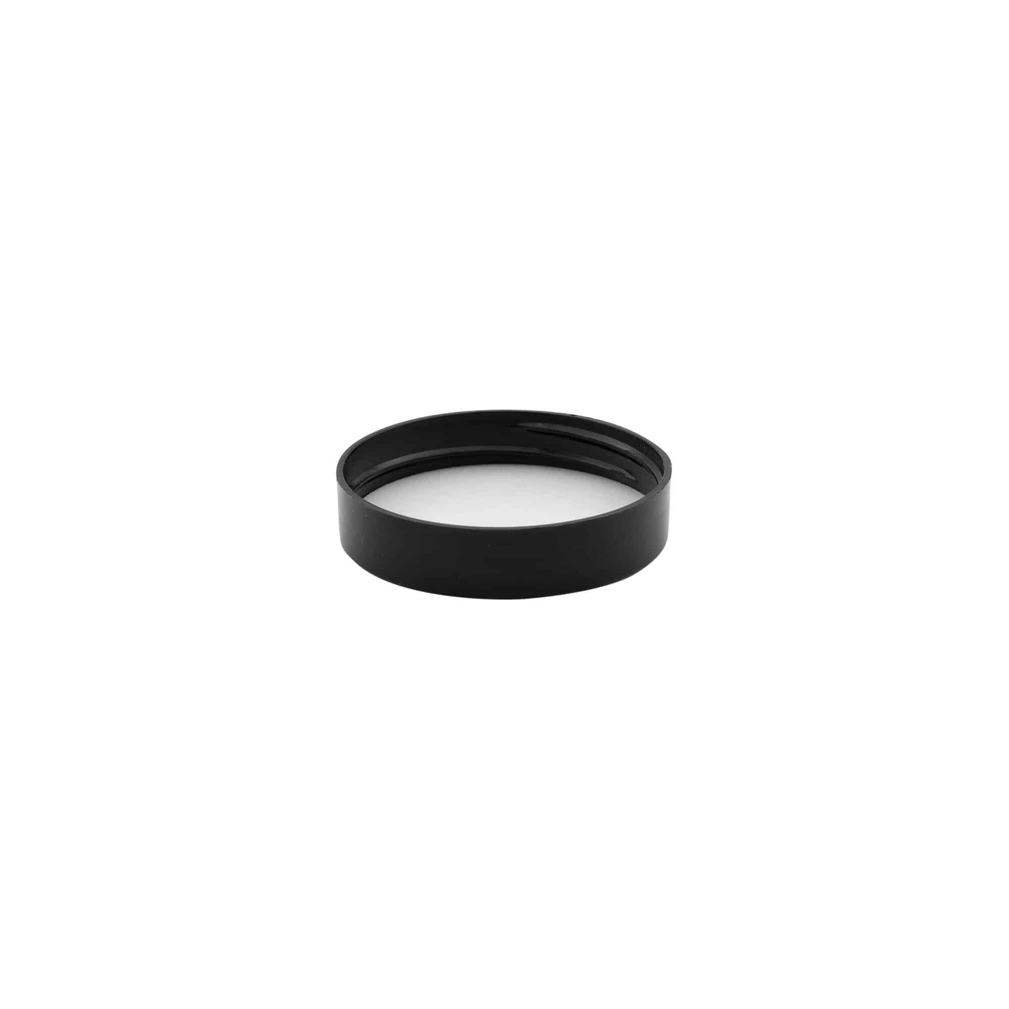 Šroubovací uzávěr, plast PP, černý, pro hrdlo: 48/400