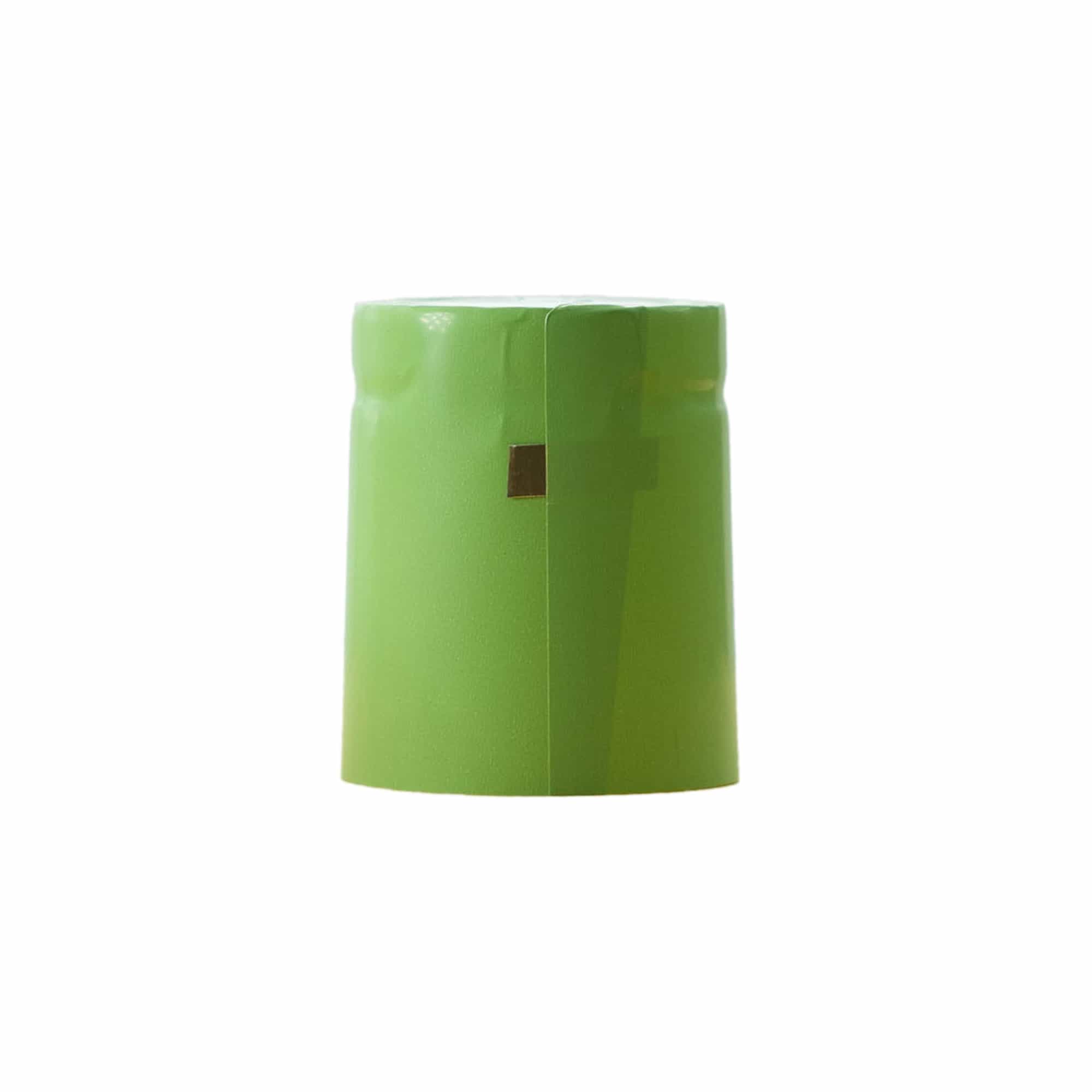 Smršťovací kapsle 32x41, plast PVC, limetkově zelená Smršťovací kapsle 32x41, plast PVC, limetkově zelená