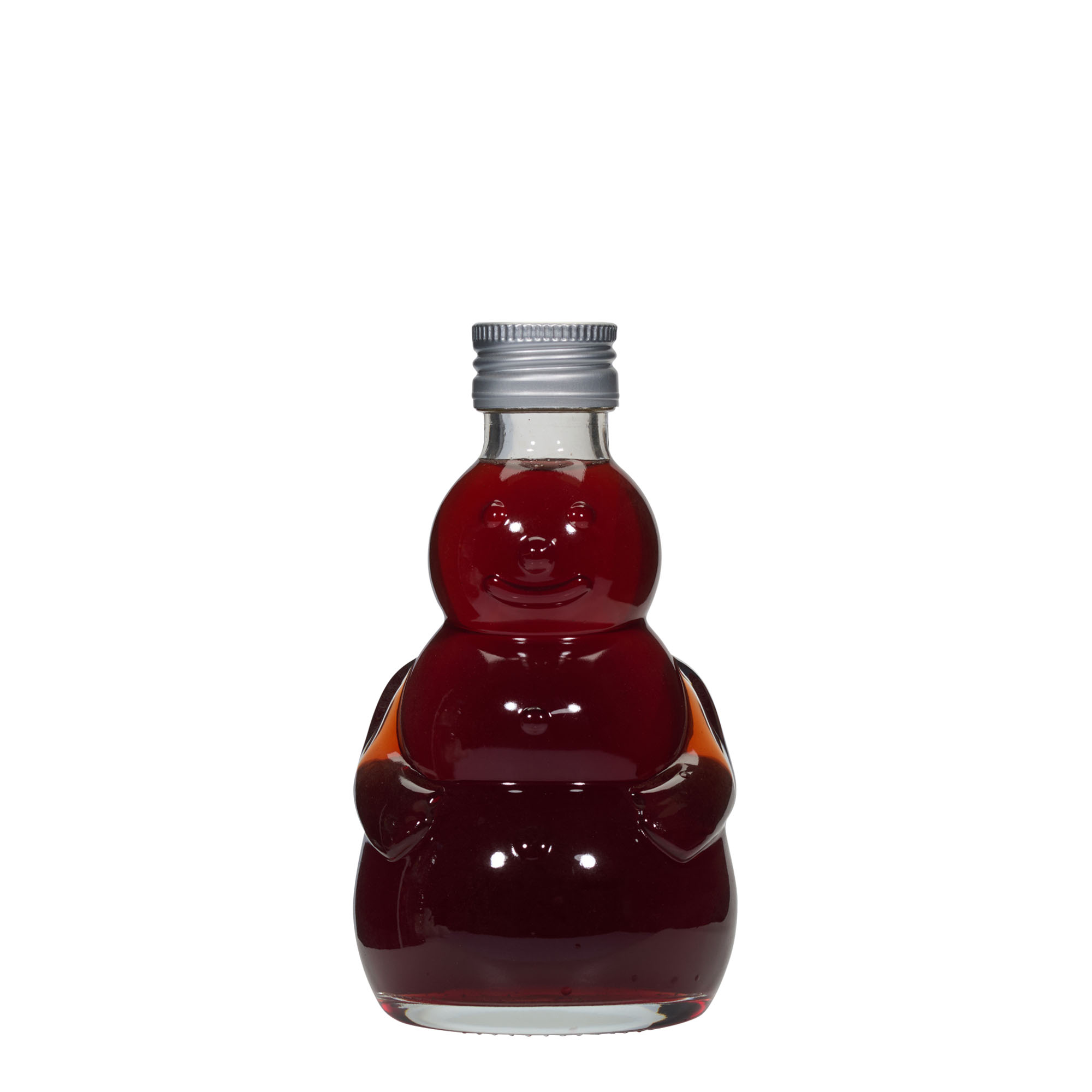 200 ml skleněná láhev 'Sněhulák', hrdlo: PP 28