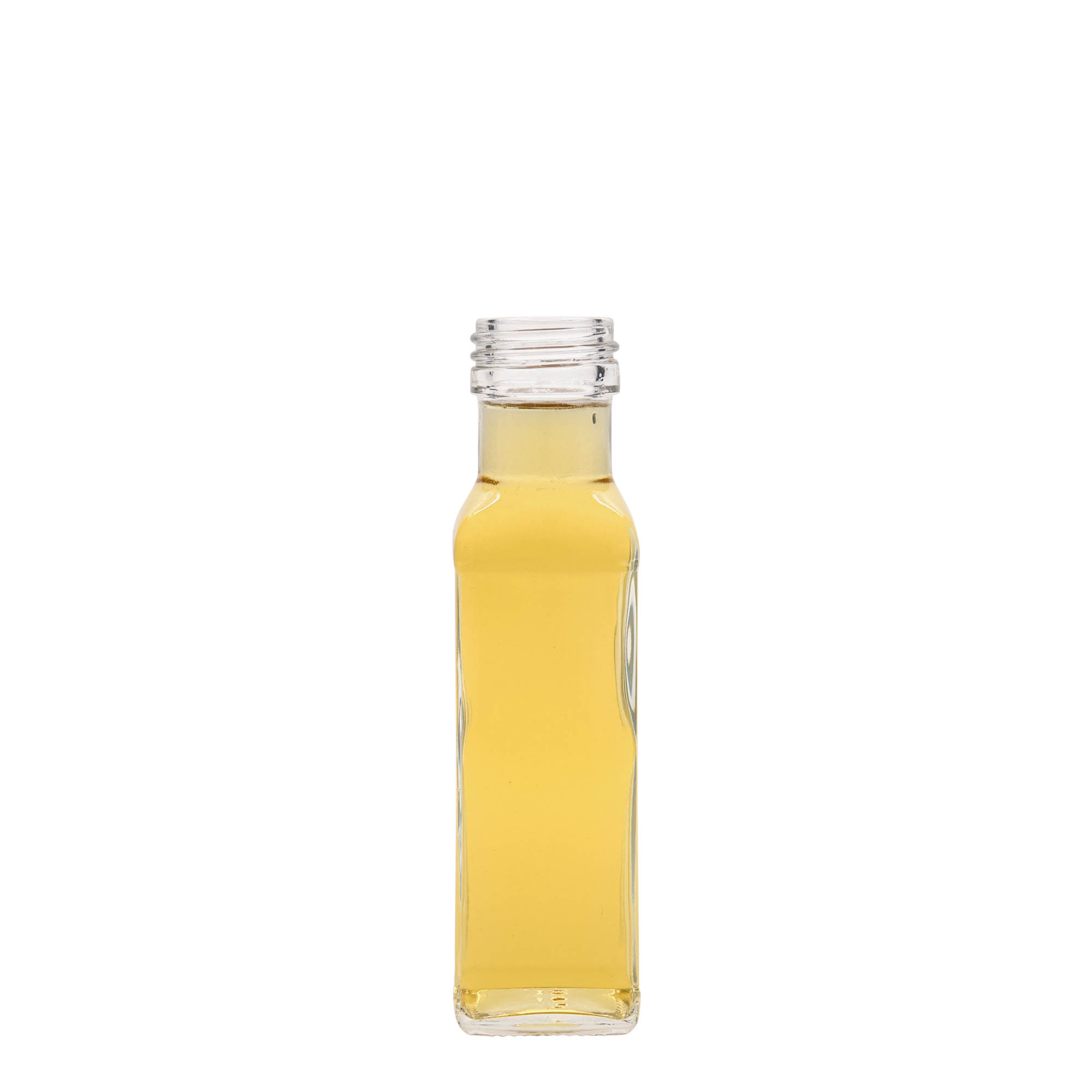 100 ml skleněná lahvička 'Marasca', čtvercová, hrdlo: PP 31,5 100 ml skleněná lahvička 'Marasca', čtvercová, hrdlo: PP 31,5