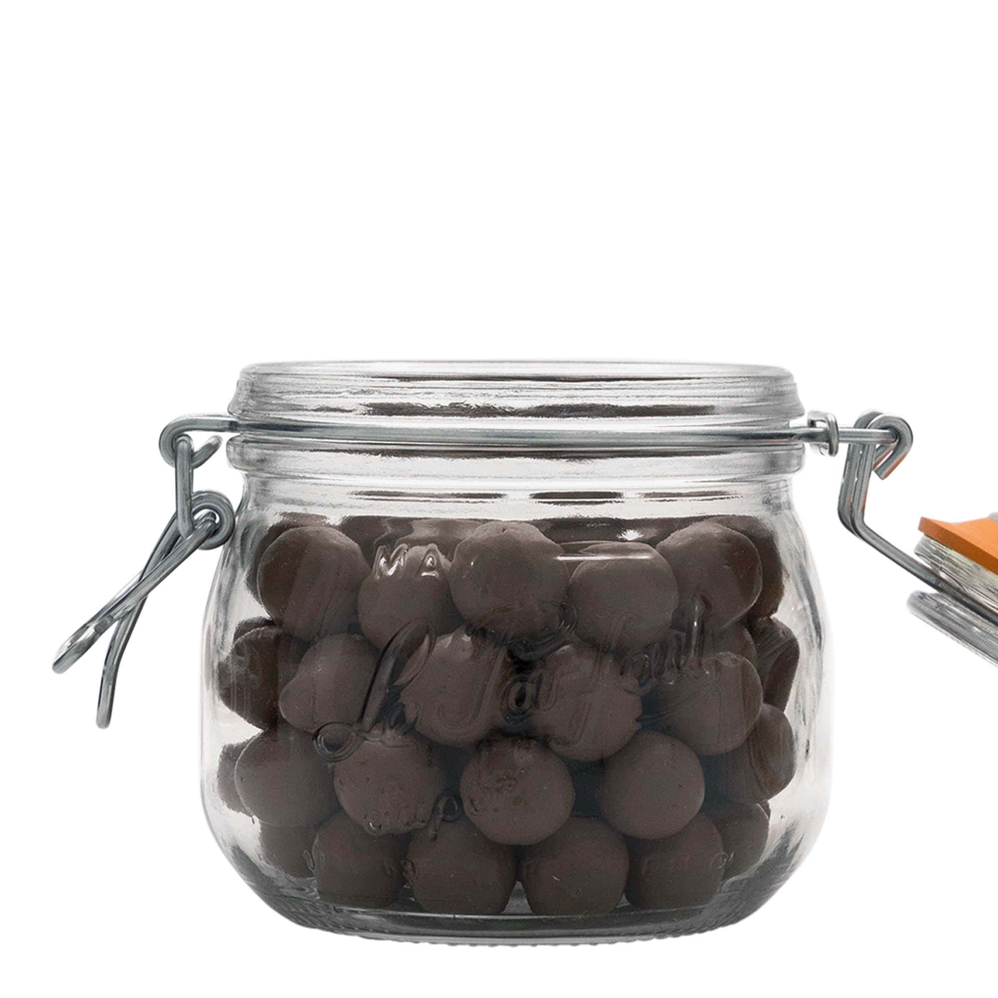 500 ml drátěná zavařovací sklenice „Le Parfait Super Bocal“, hrdlo: drátěné zavírání