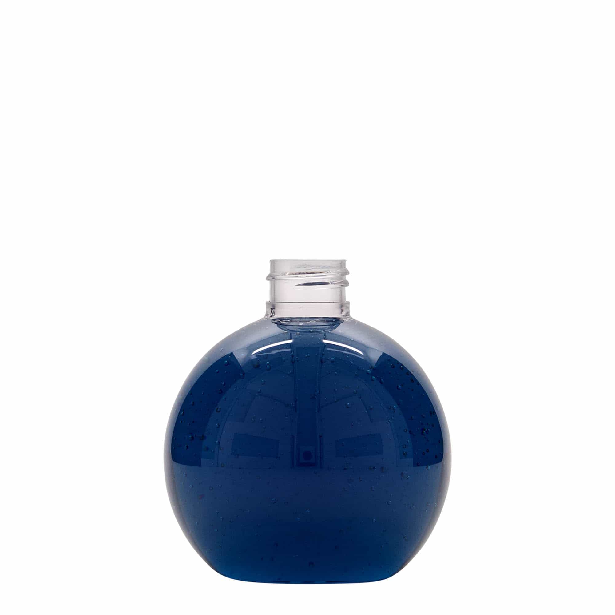 PET lahev 250 ml 'Perry', kulatá, plastová, ústí: 24/410