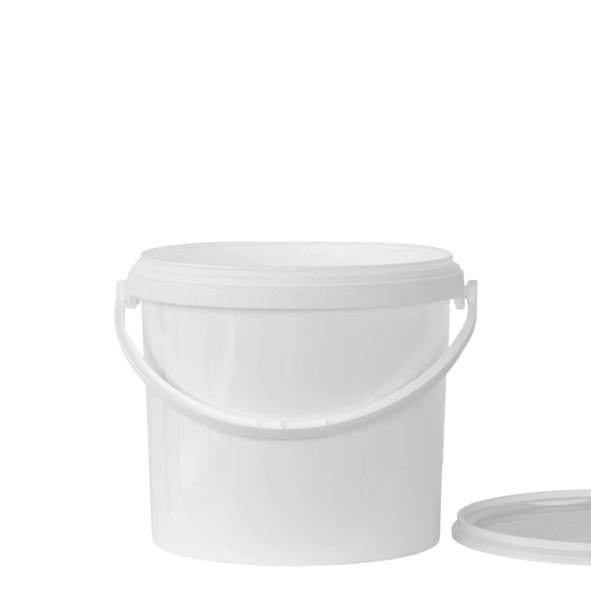 5 l kbelík, PP plast, bílý