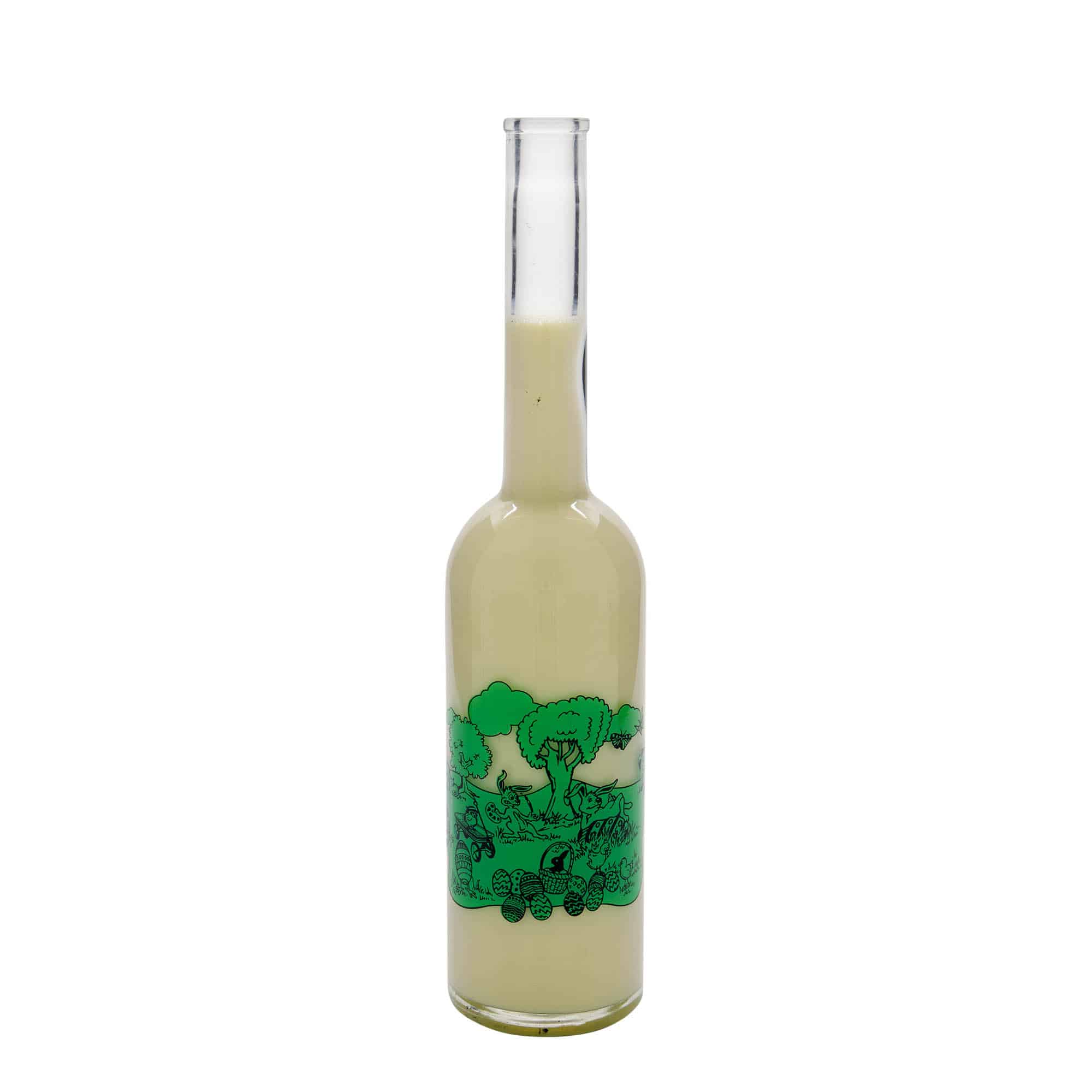 500 ml skleněná láhev 'Opera', motiv: Veselé Velikonoce, hrdlo: korek 500 ml skleněná láhev 'Opera', motiv: Veselé Velikonoce, hrdlo: korek