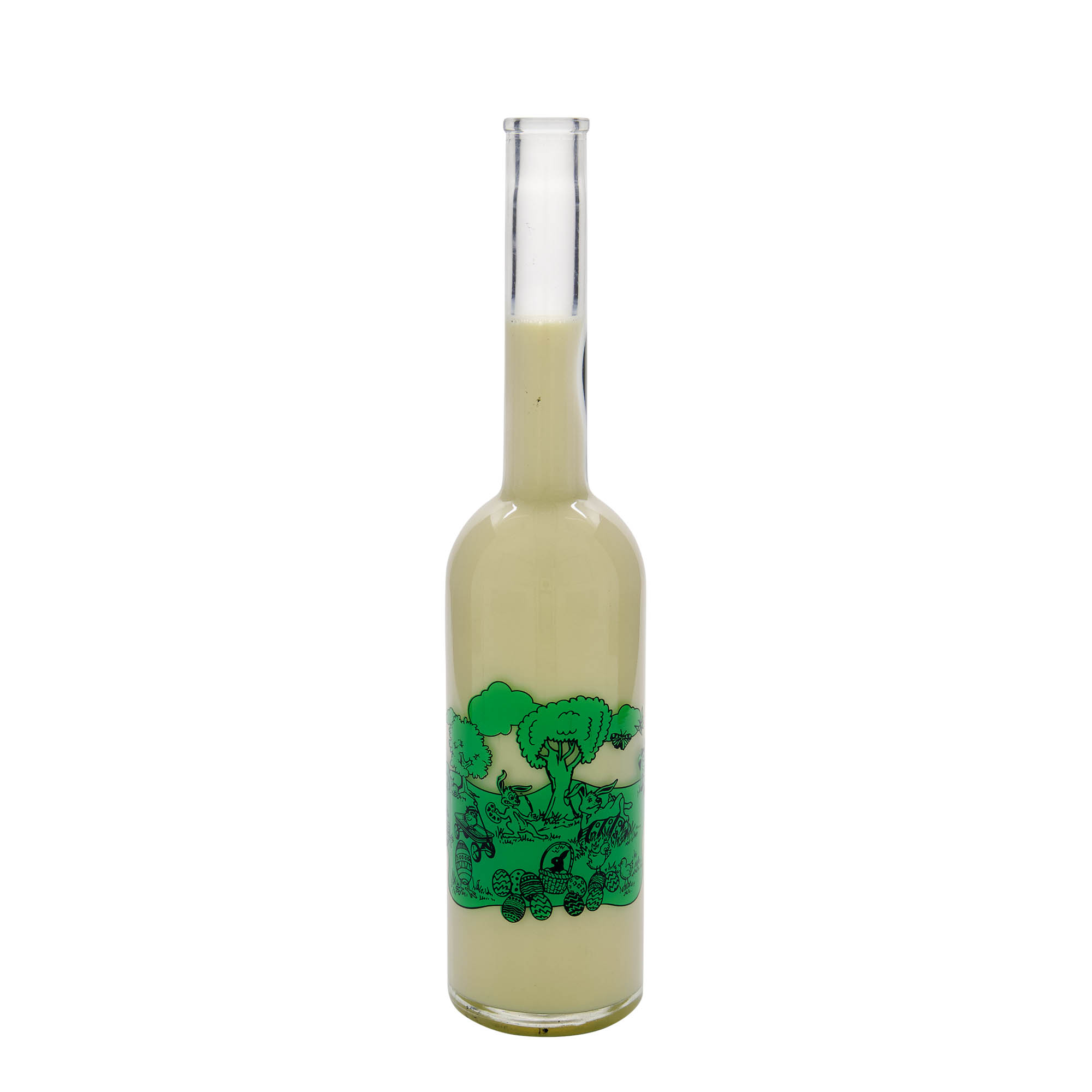 500 ml skleněná láhev 'Opera', motiv: Veselé Velikonoce, hrdlo: korek 500 ml skleněná láhev 'Opera', motiv: Veselé Velikonoce, hrdlo: korek