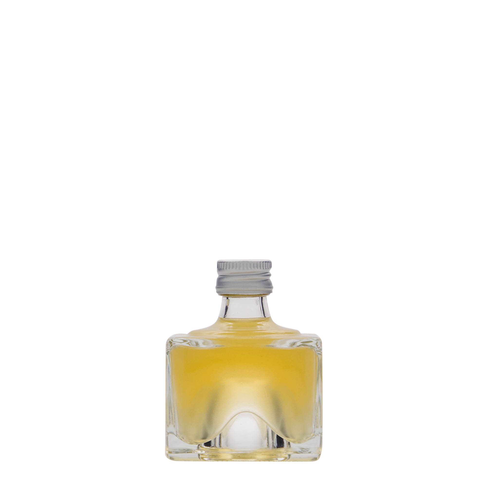 40 ml skleněná lahvička 'Cocolores', čtvercová, hrdlo: PP 18 40 ml skleněná lahvička 'Cocolores', čtvercová, hrdlo: PP 18