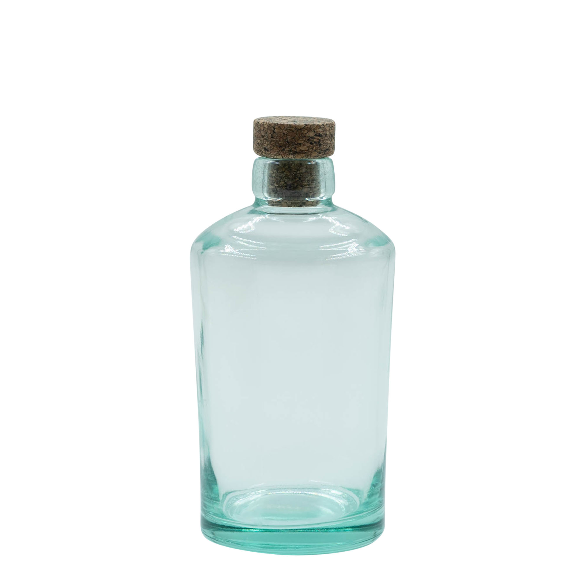 500 ml skleněná láhev 'Barrel', hrdlo: korek