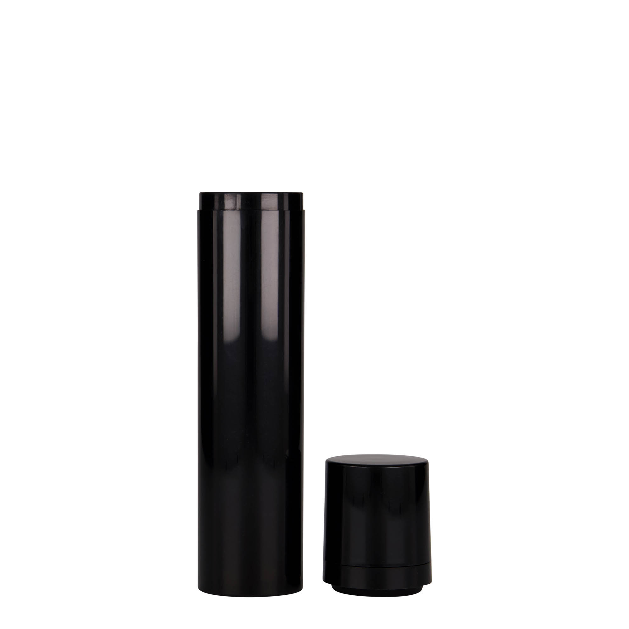 100 ml Airless dávkovač „Mezzo“, PP plast, černý 100 ml Airless dávkovač „Mezzo“, PP plast, černý