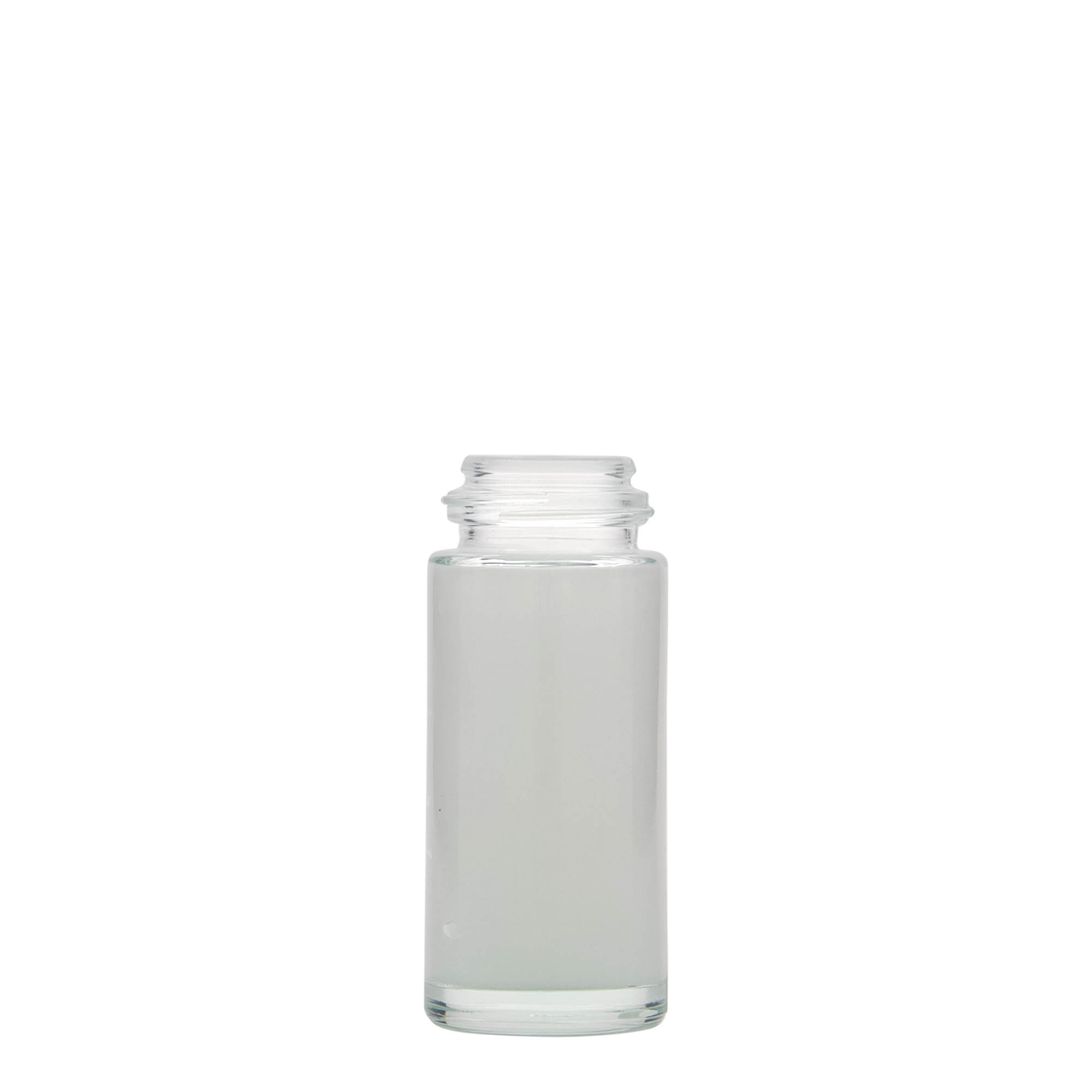 50 ml roll-on láhev, sklo, hrdlo: šroubovací uzávěr 50 ml roll-on láhev, sklo, hrdlo: šroubovací uzávěr