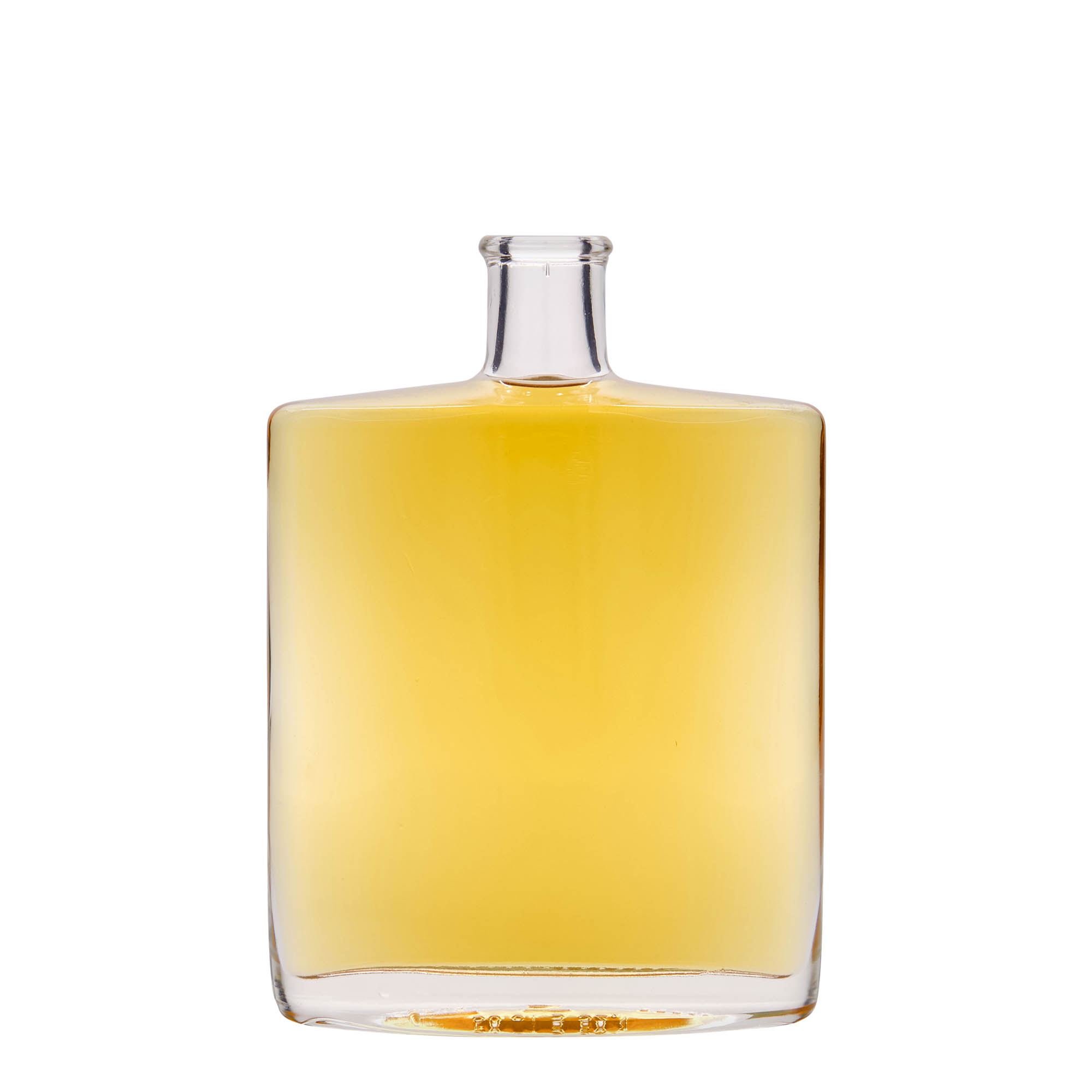500 ml skleněná láhev „Zorbas“, oválná, hrdlo: korek