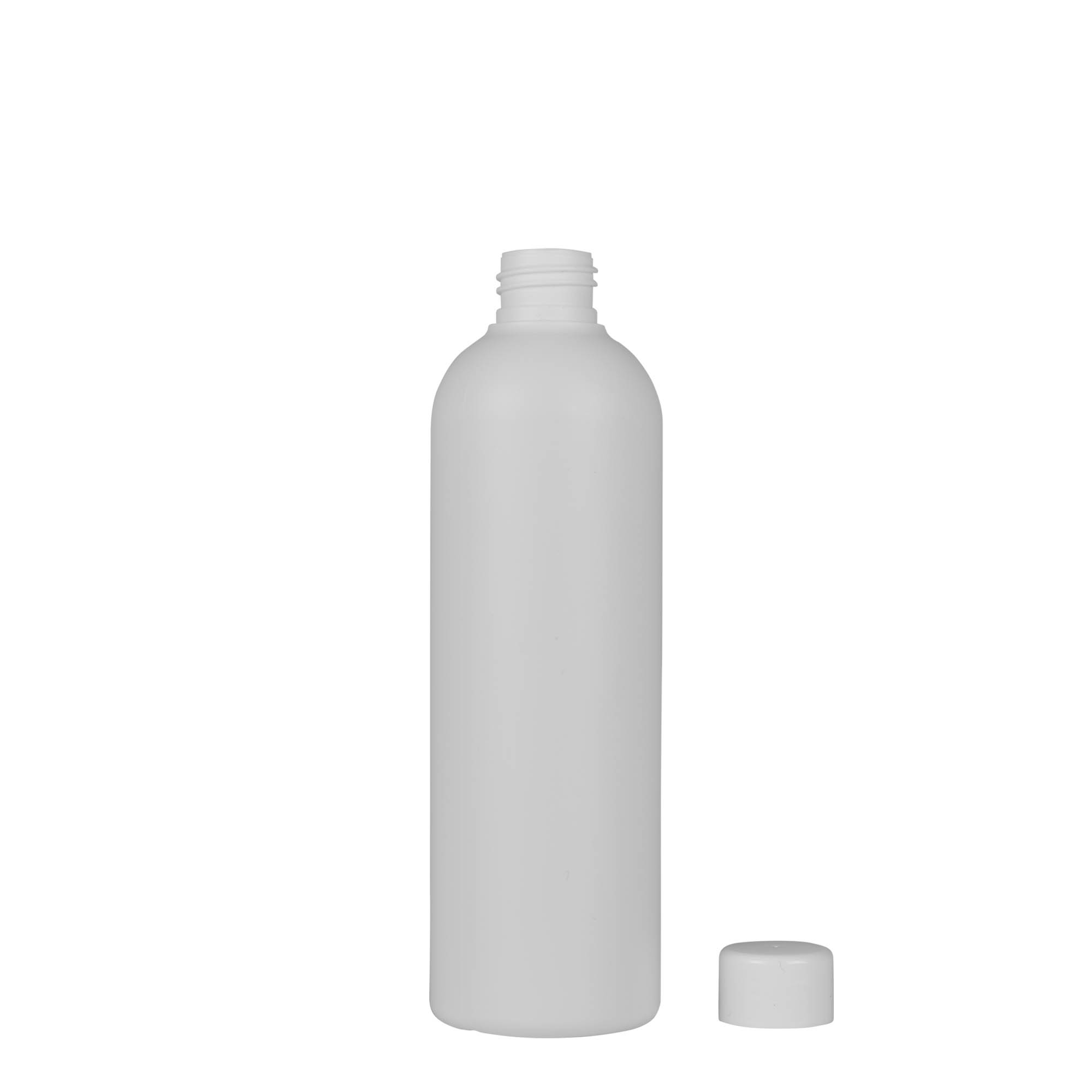 300 ml plastová láhev 'Tuffy', HDPE, bílá, hrdlo: 24/410 300 ml plastová láhev 'Tuffy', HDPE, bílá, hrdlo: 24/410