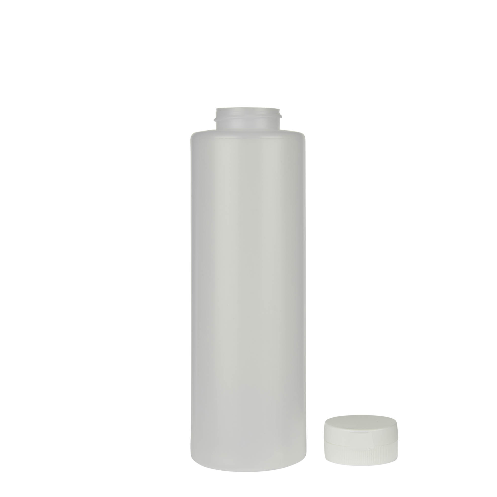 500 ml láhev na omáčku, LDPE plast, přírodní, hrdlo: 38/400