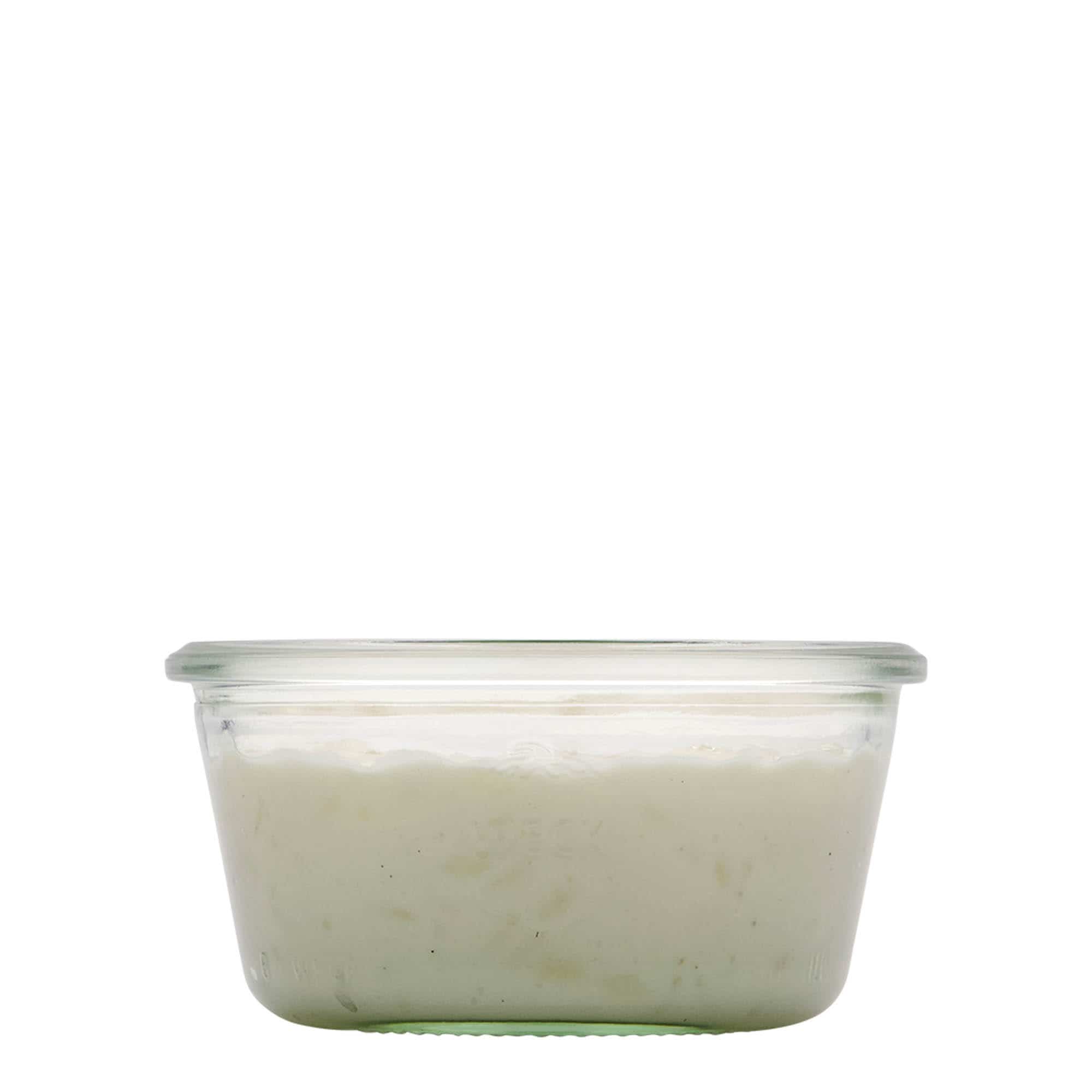 Konzervárenské sklenice WECK 290 ml, uzávěr: kulatý okraj