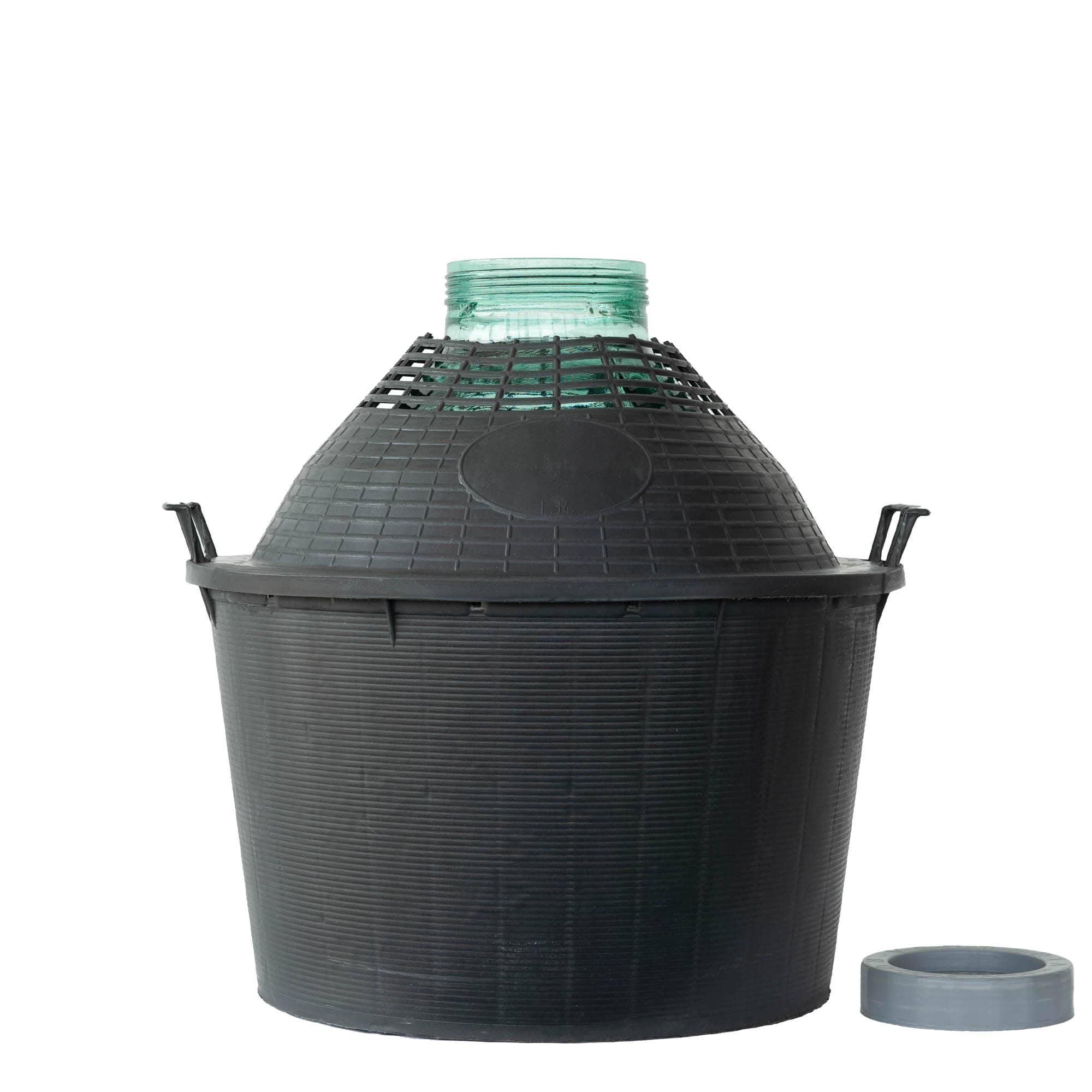 34 l balónová láhev široký hrdlo, sklo, uzávěr na závit