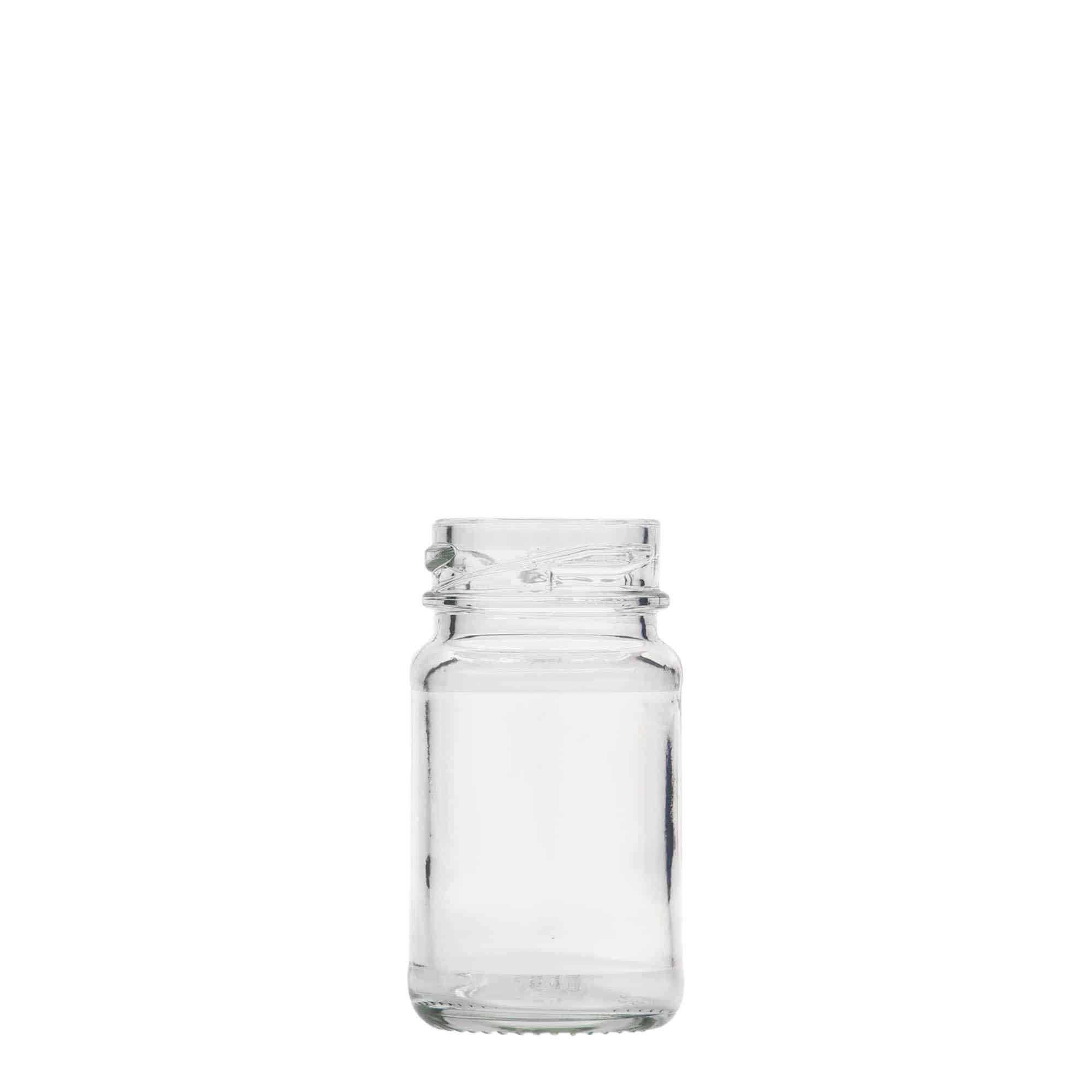 Vysoká, kulatá sklenice 65 ml, uzávěr: Twist Off (TO 38)
