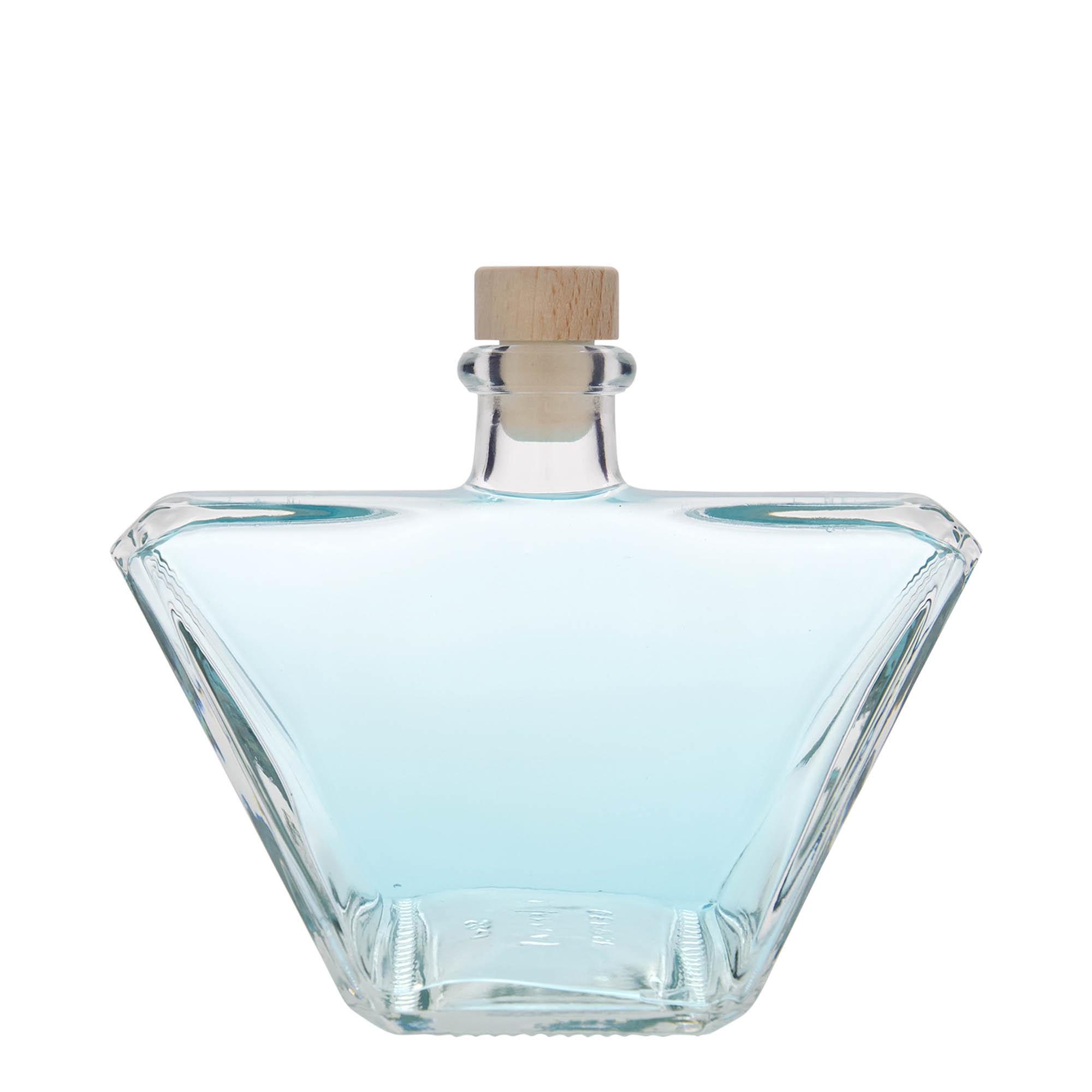 500 ml skleněná láhev 'Charly', obdélníková, hrdlo: korek 500 ml skleněná láhev 'Charly', obdélníková, hrdlo: korek