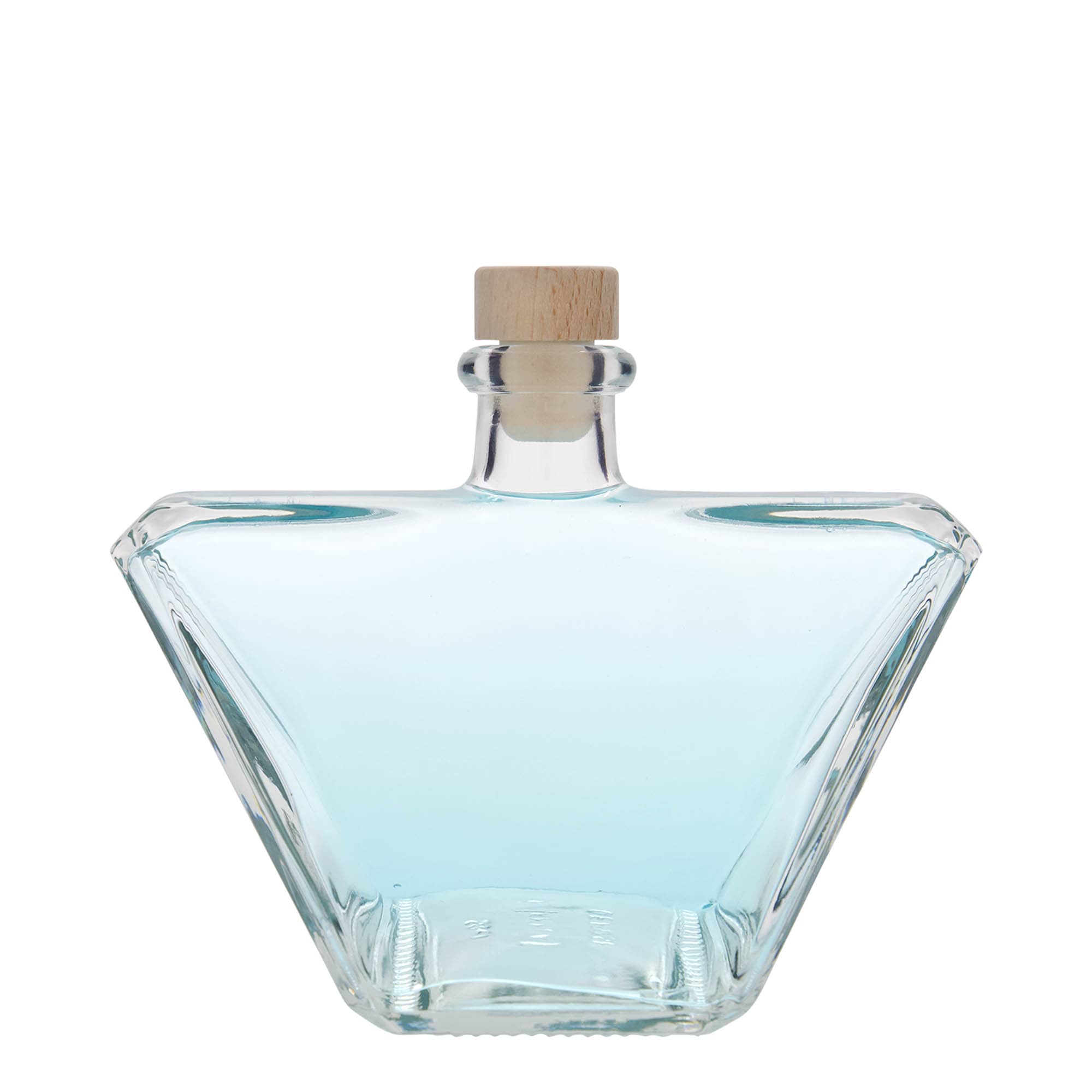 500 ml skleněná láhev 'Charly', obdélníková, hrdlo: korek