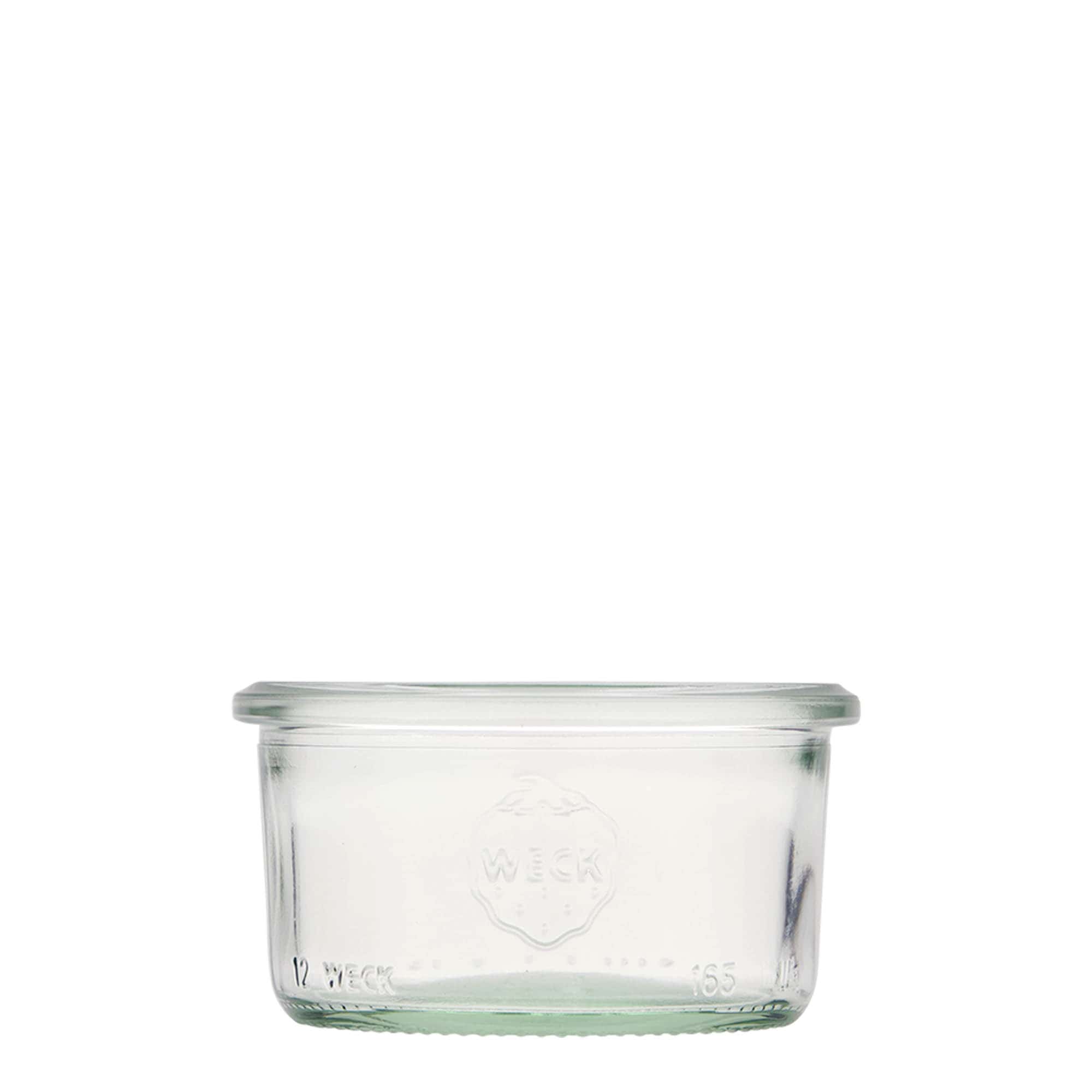 165 ml WECK zavařovací sklenice, hrdlo: kulatý okraj