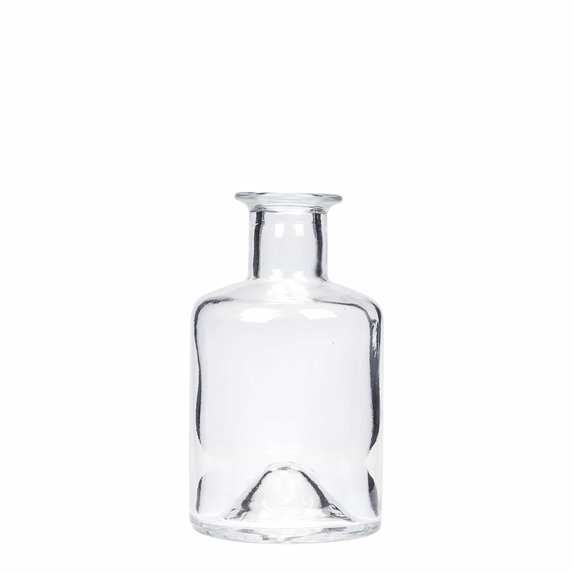 200 ml skleněná láhev lékárníka, hrdlo: korek