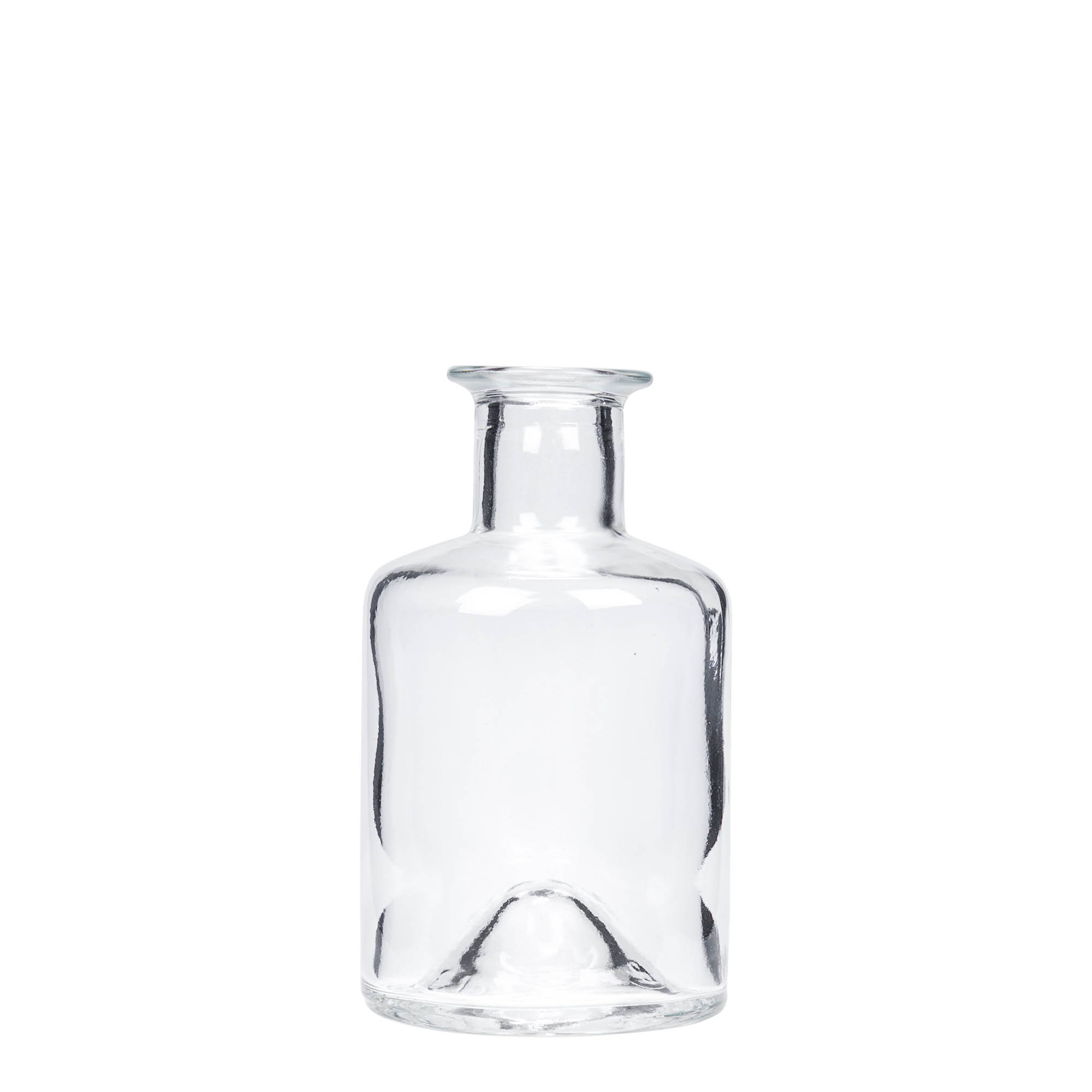 200 ml skleněná láhev lékárníka, hrdlo: korek