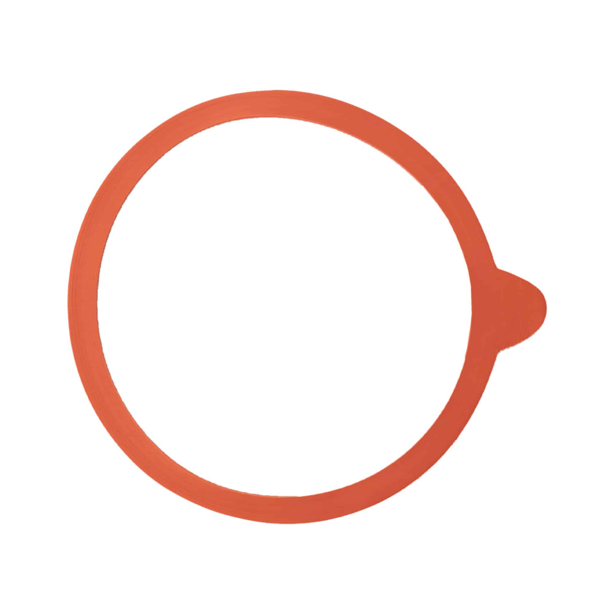 WECK-zavařovací kroužek RR120, červený, hrdlo: kulatý okraj