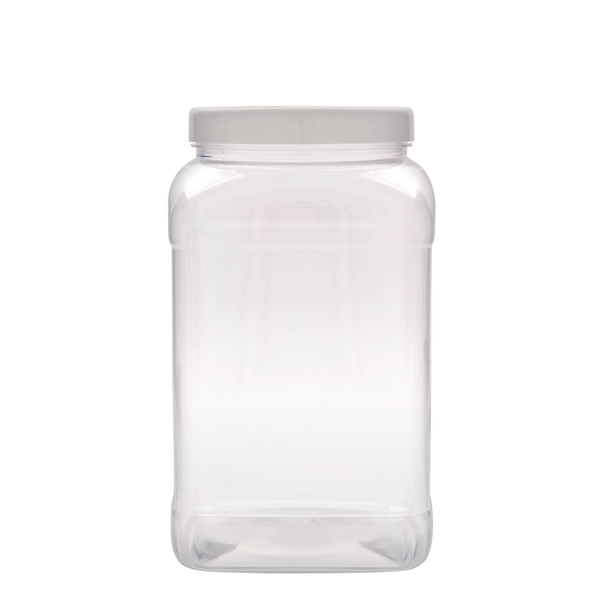 PET dóza 3000 ml 'Dana', čtvercová, plast, uzávěr: 110/400