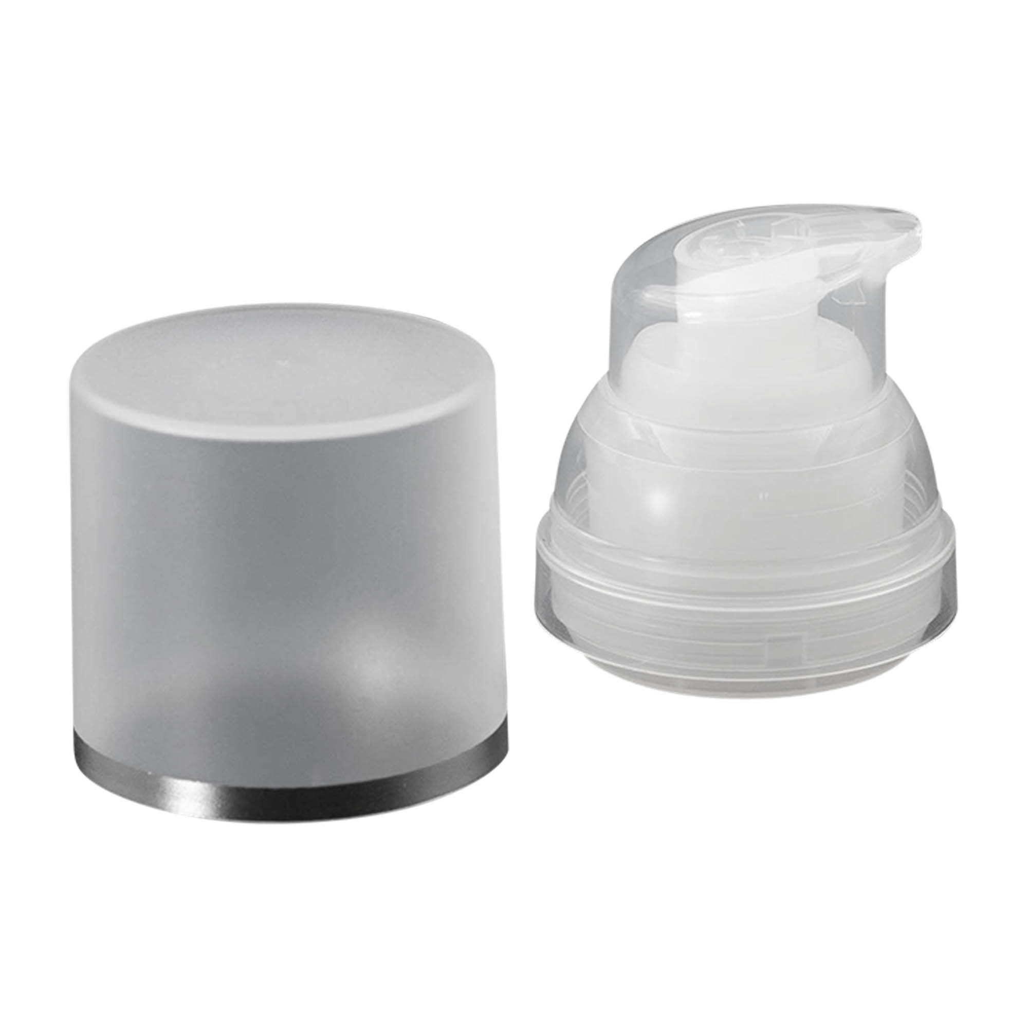 Airless dávkovací pumpa 'Mezzo', PP plast, přírodní Airless dávkovací pumpa 'Mezzo', PP plast, přírodní