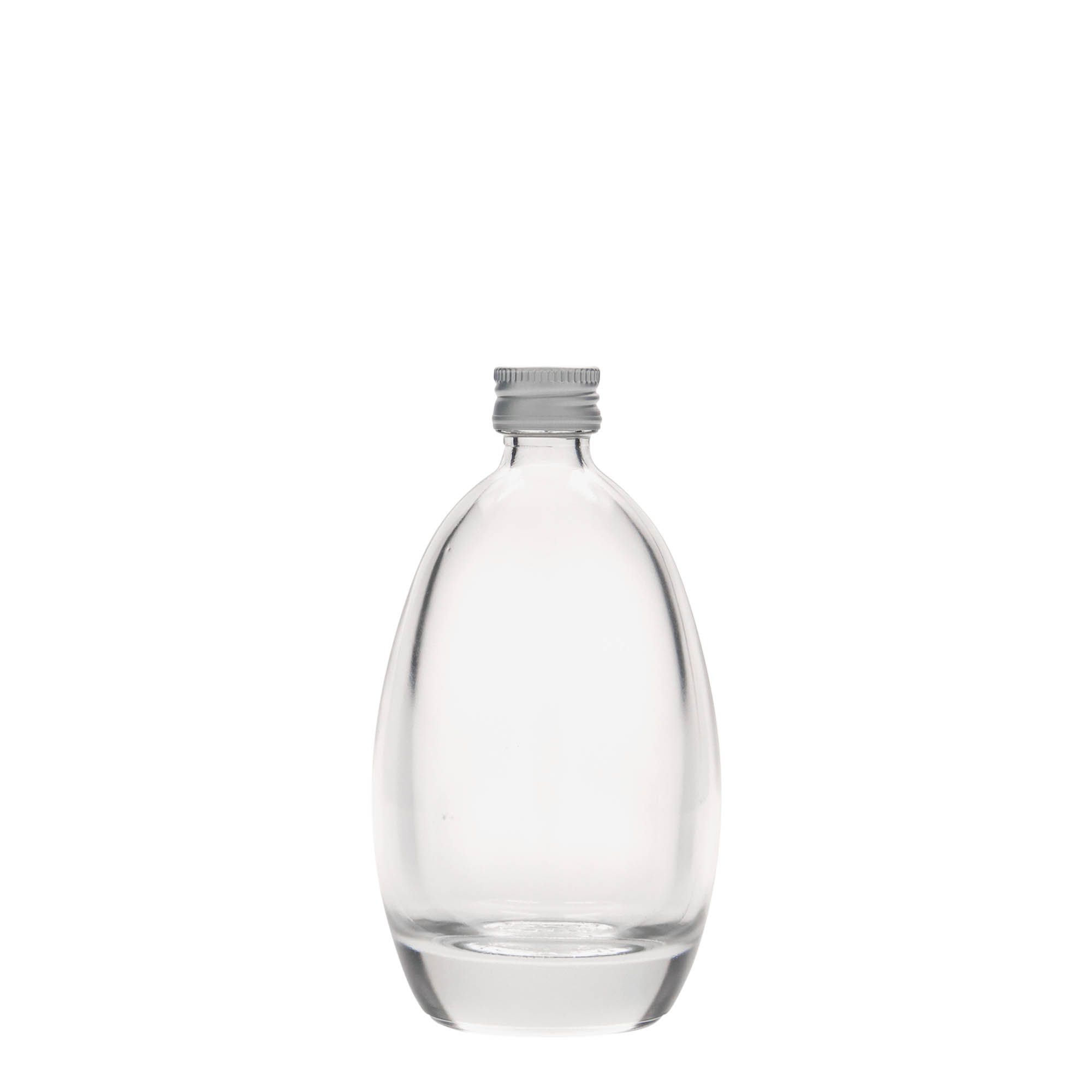 100 ml skleněná lahvička „Vejce“, hrdlo: PP 18 100 ml skleněná lahvička „Vejce“, hrdlo: PP 18