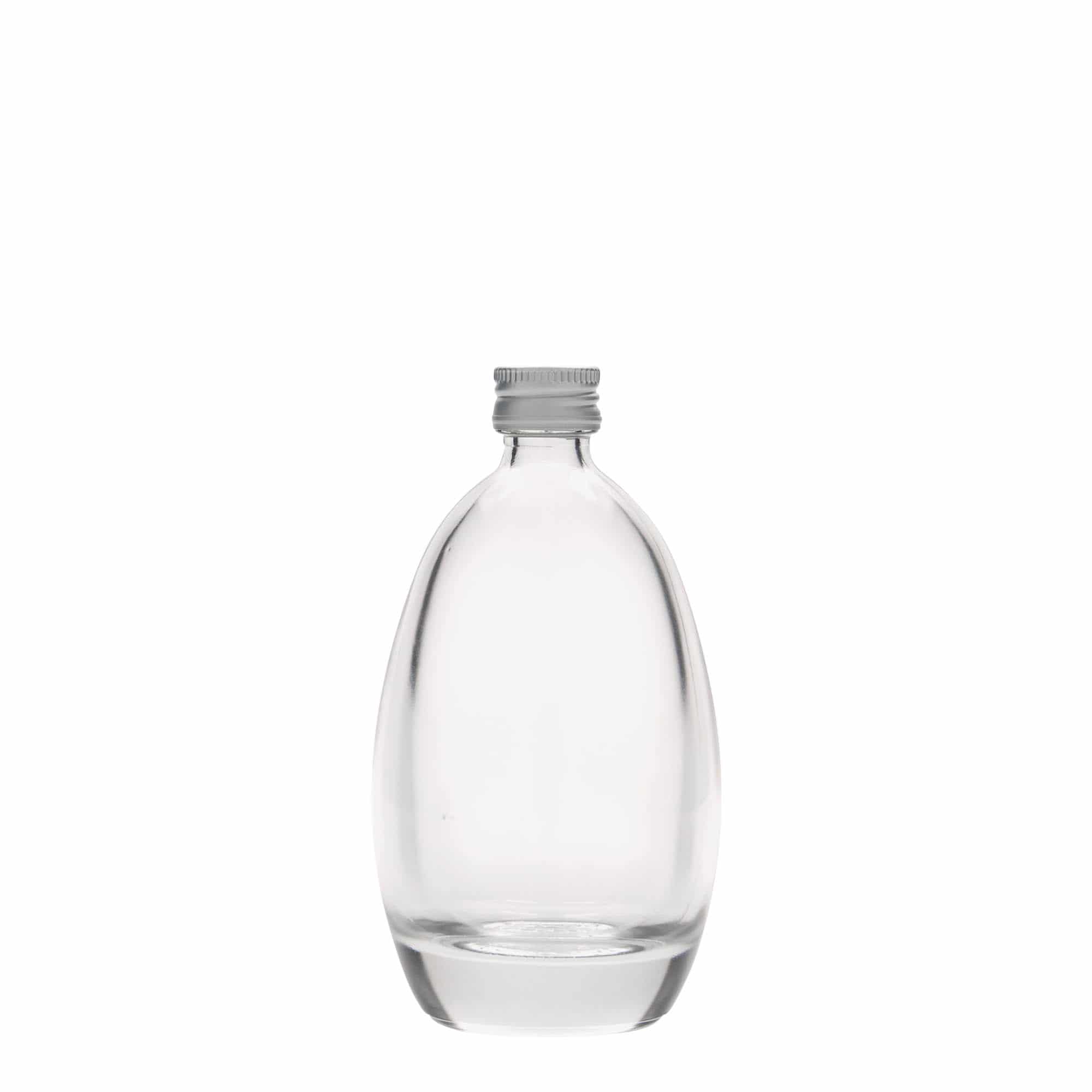 100 ml skleněná lahvička „Vejce“, hrdlo: PP 18