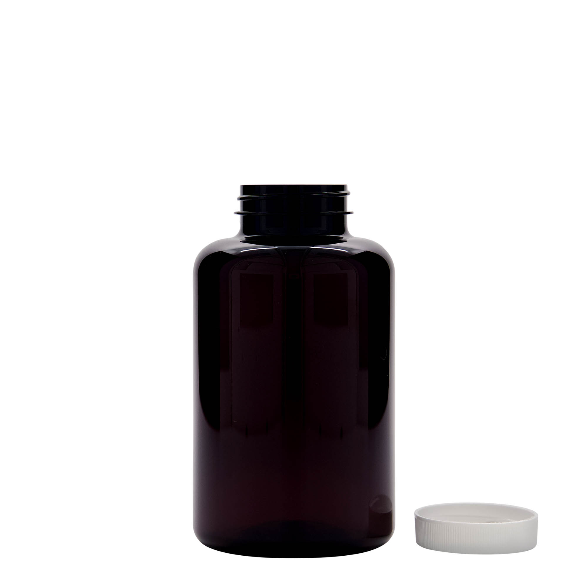 500 ml PET láhev, plast, hnědá, hrdlo: 45/400 500 ml PET láhev, plast, hnědá, hrdlo: 45/400