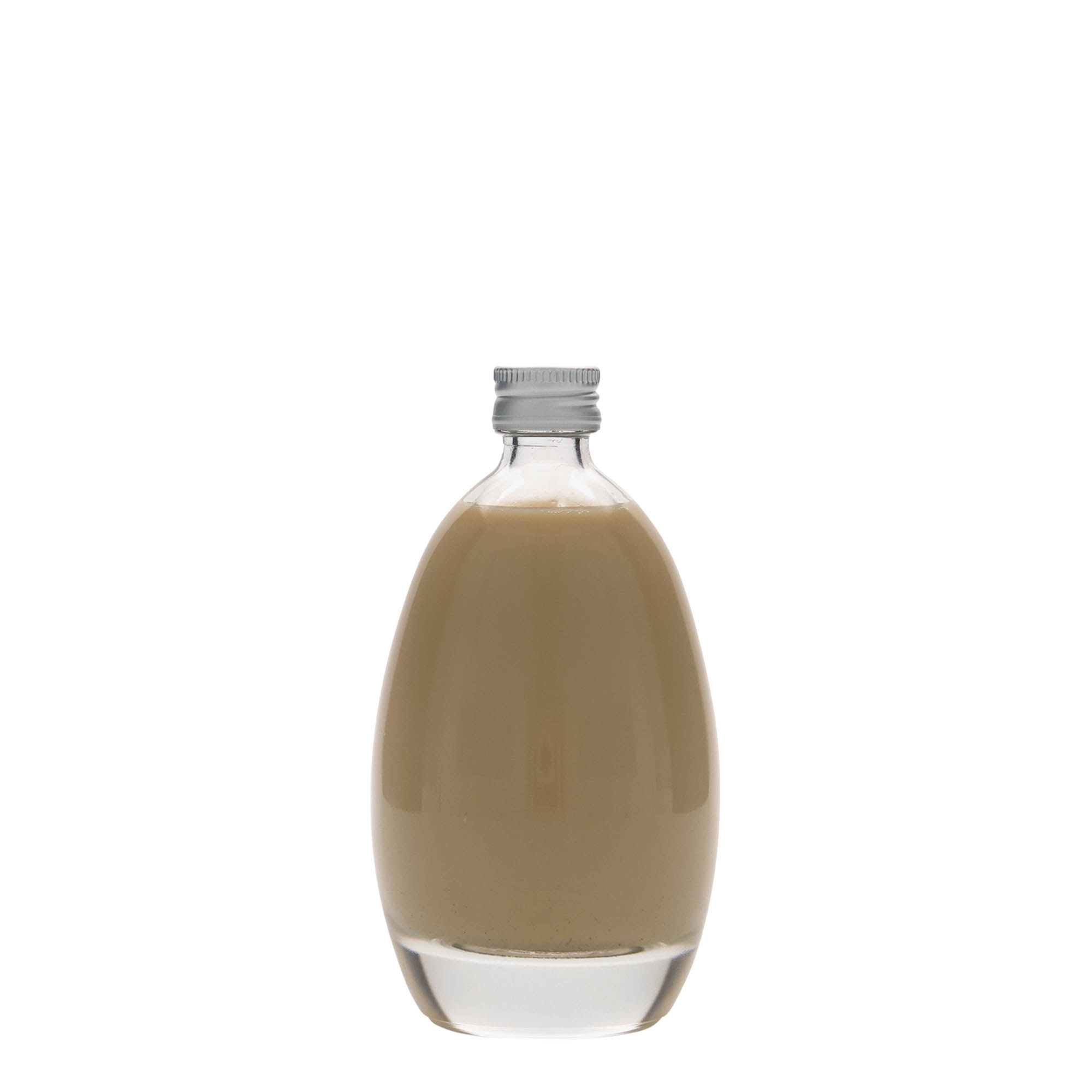100 ml skleněná lahvička „Vejce“, hrdlo: PP 18 100 ml skleněná lahvička „Vejce“, hrdlo: PP 18