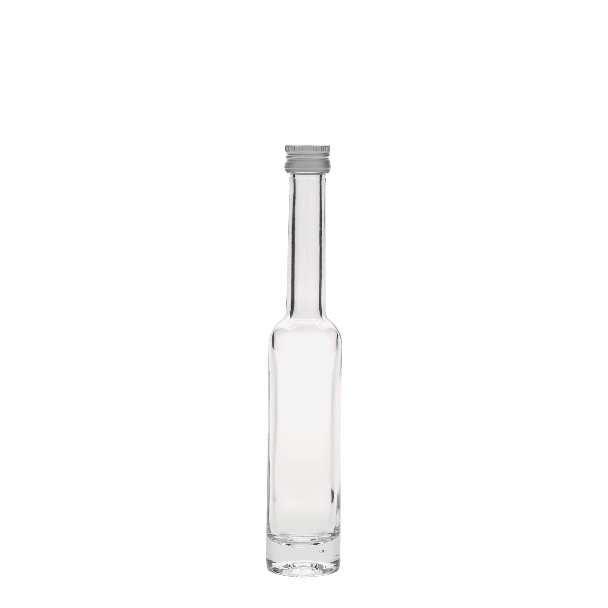40 ml skleněná lahvička 'Platina', hrdlo: PP 18 40 ml skleněná lahvička 'Platina', hrdlo: PP 18