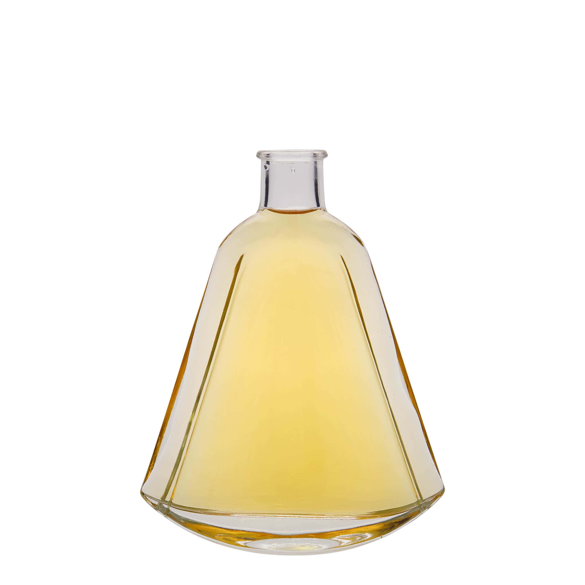 Skleněná lahev 200 ml 'Maurizio', oválná, uzávěr: korek