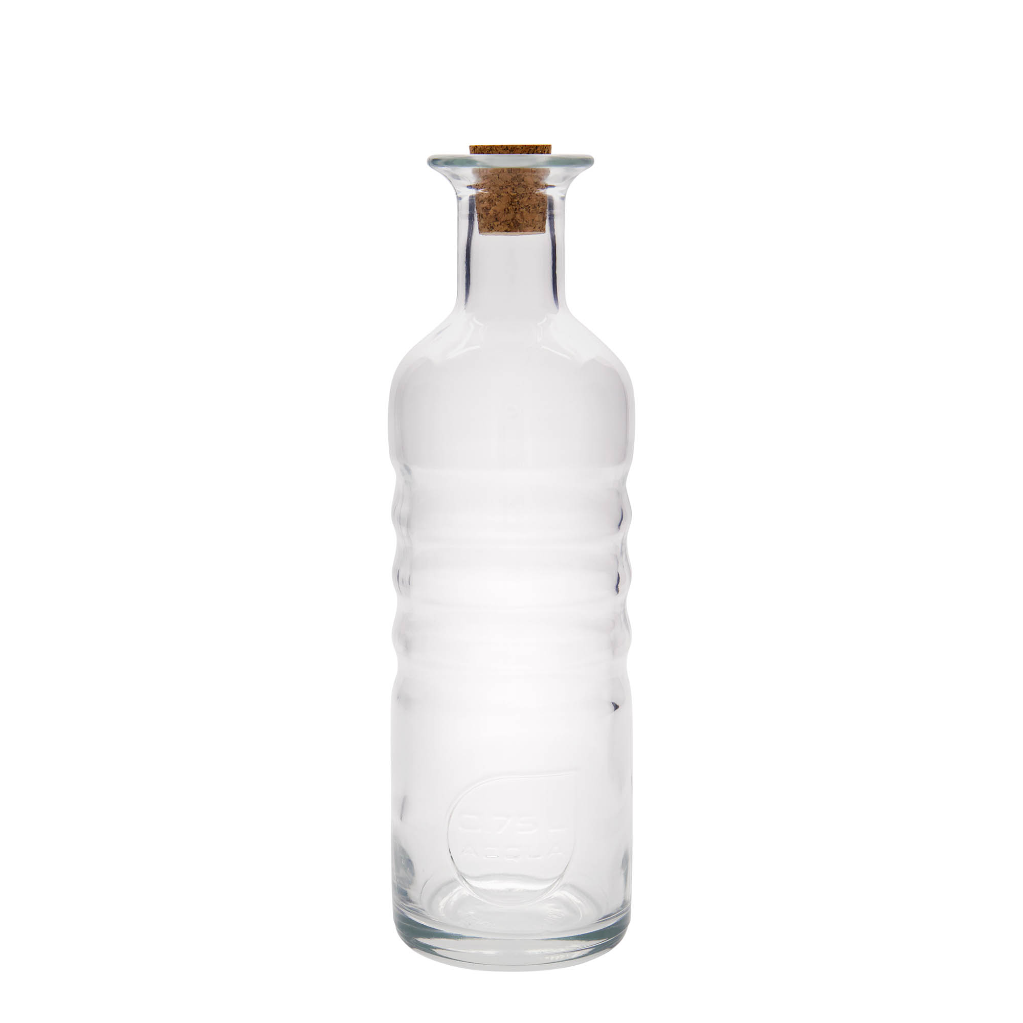 750 ml skleněná láhev 'Optima Acqua', hrdlo: korek 750 ml skleněná láhev 'Optima Acqua', hrdlo: korek