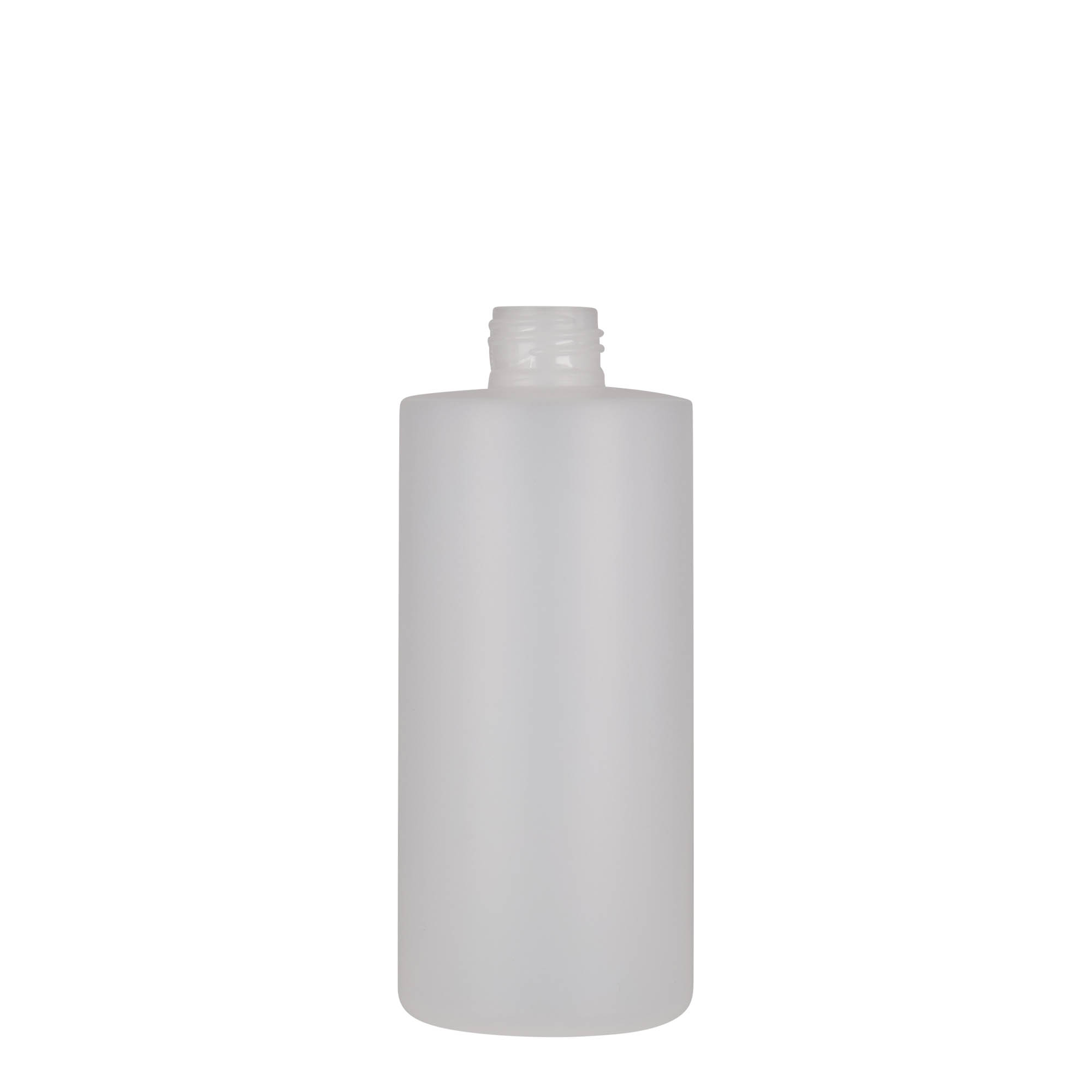 300 ml plastová lahvička 'Pipe', HDPE, bílá, hrdlo: 24/410 300 ml plastová lahvička 'Pipe', HDPE, bílá, hrdlo: 24/410
