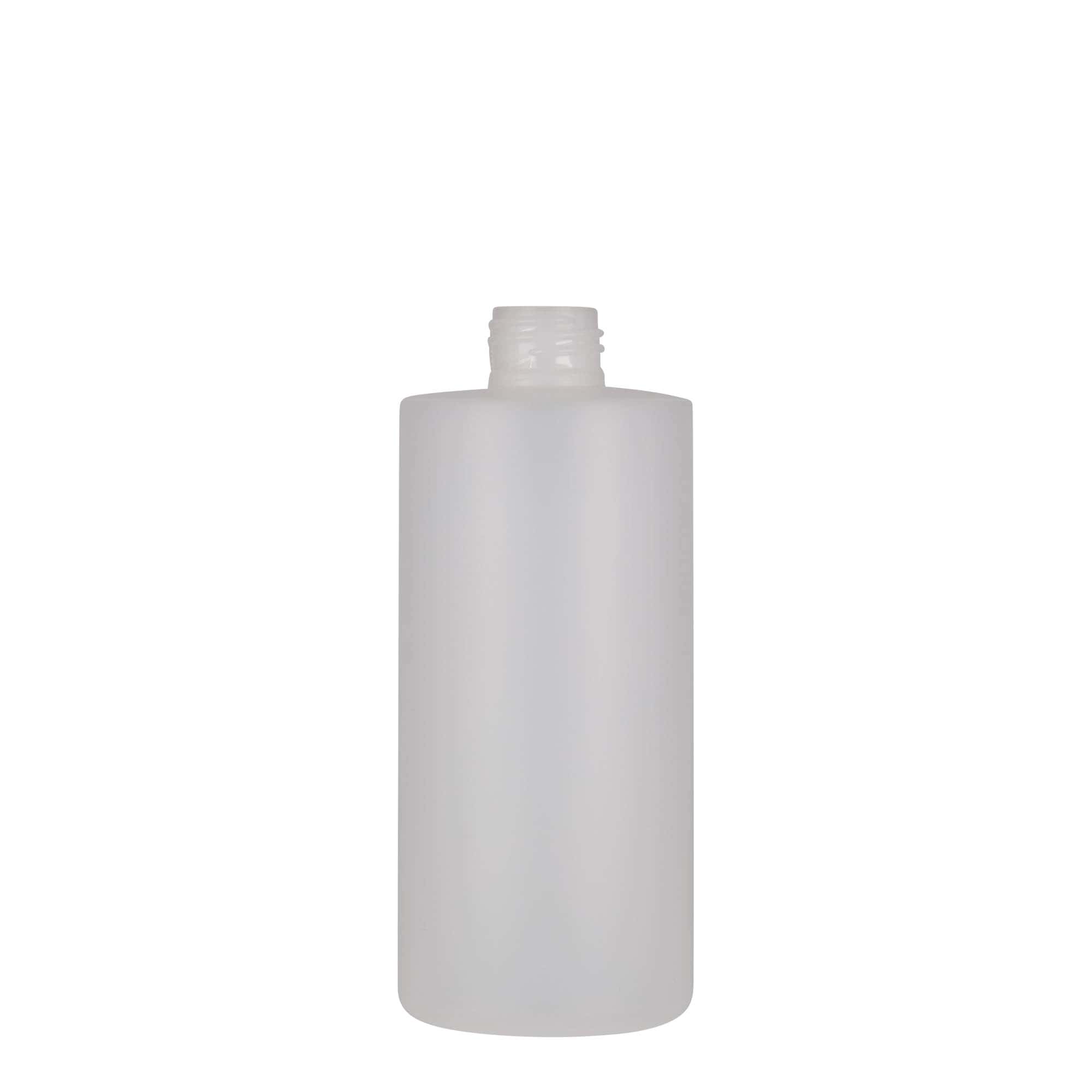 300 ml plastová lahvička „Pipe“, HDPE, bílá, hrdlo: 24/410