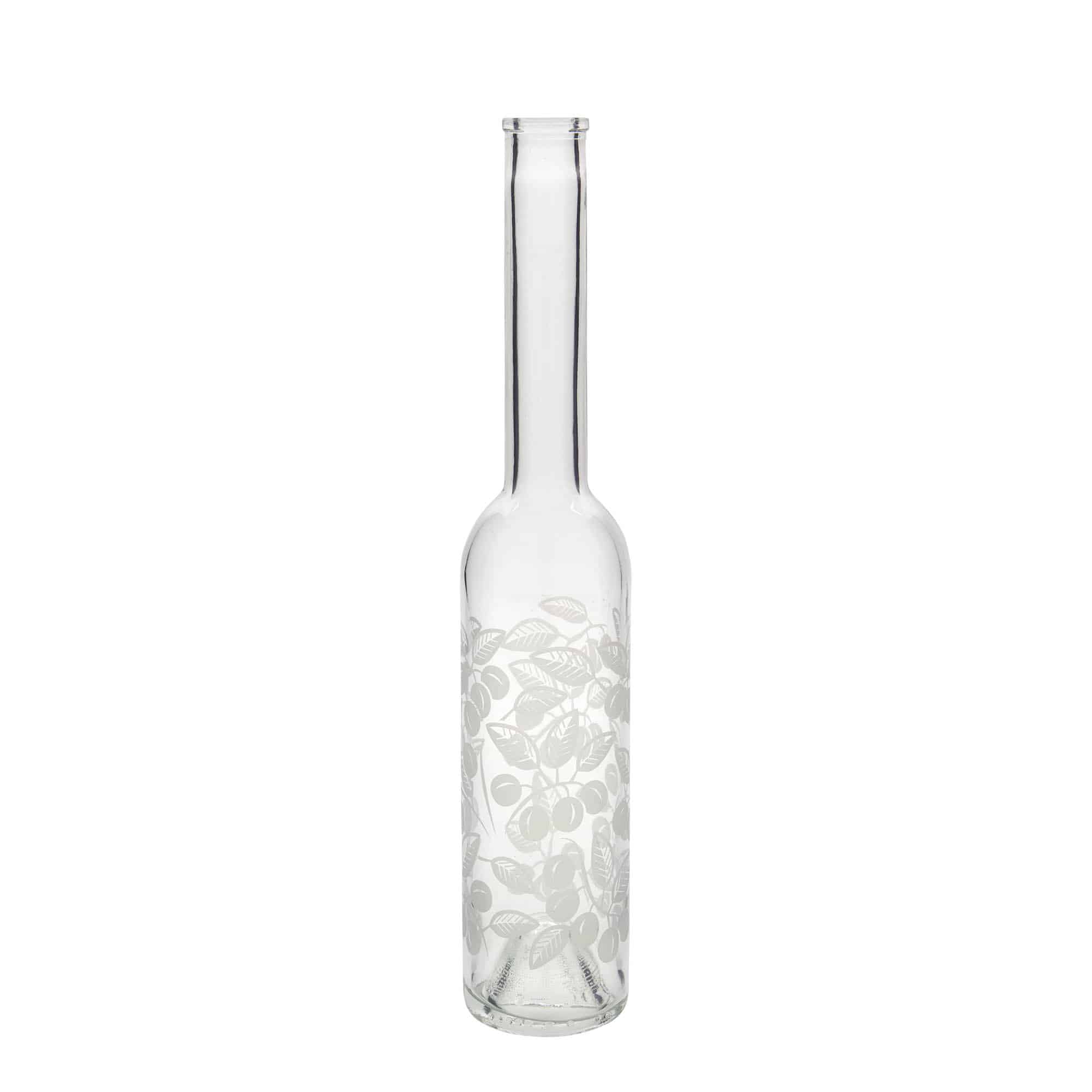 350 ml skleněná láhev 'Opera', motiv: mirabelky, hrdlo: korek