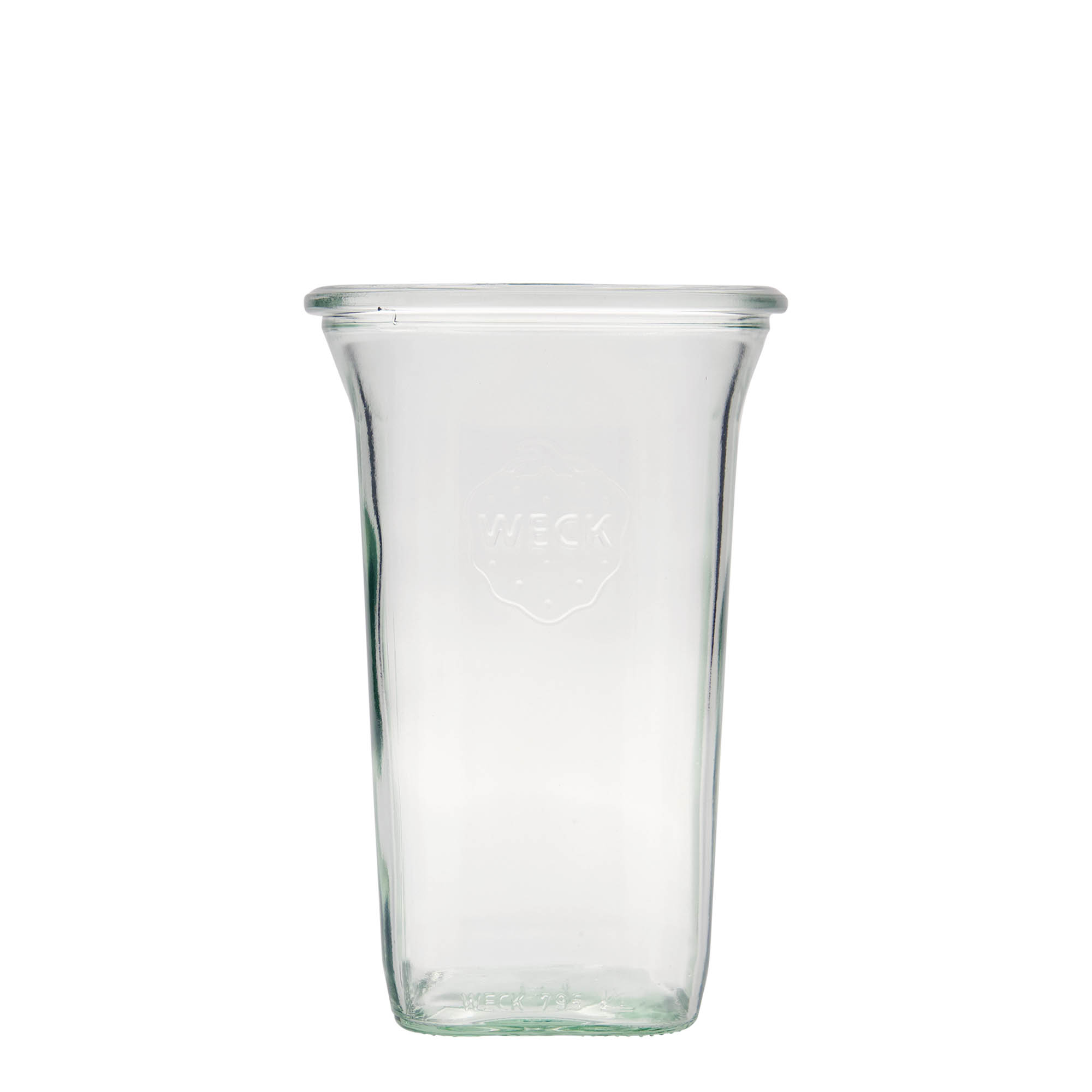 795 ml WECK Quadro sklenice, čtvercová, hrdlo: kulatý okraj 795 ml WECK Quadro sklenice, čtvercová, hrdlo: kulatý okraj
